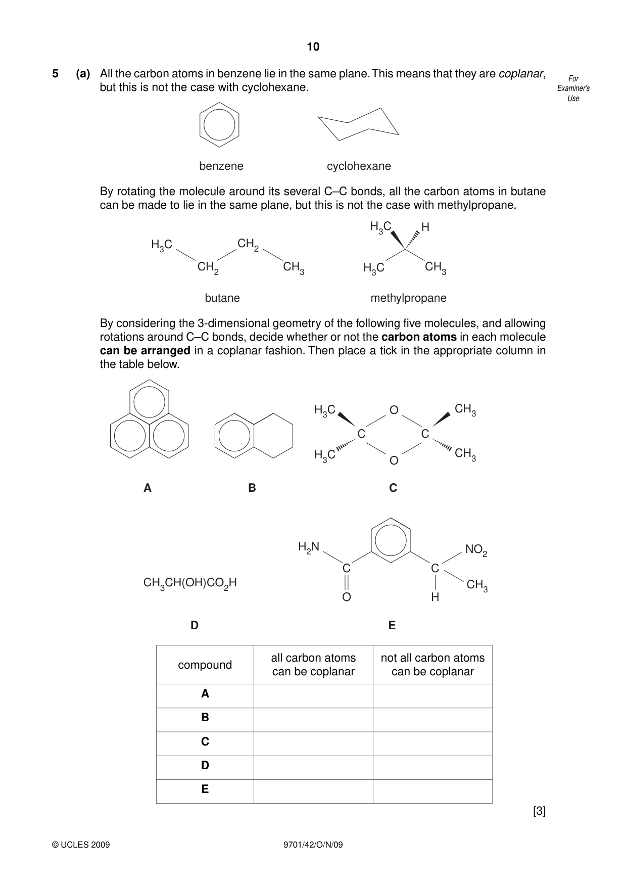 Cambridge A Level Chemistry 9701 2009 Oct/Nov Paper 4 · Variant 2 question paper, page 10 of 24