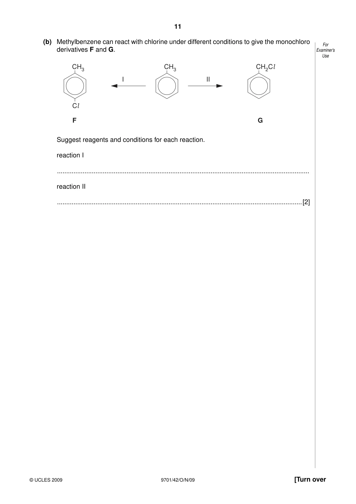 Cambridge A Level Chemistry 9701 2009 Oct/Nov Paper 4 · Variant 2 question paper, page 11 of 24