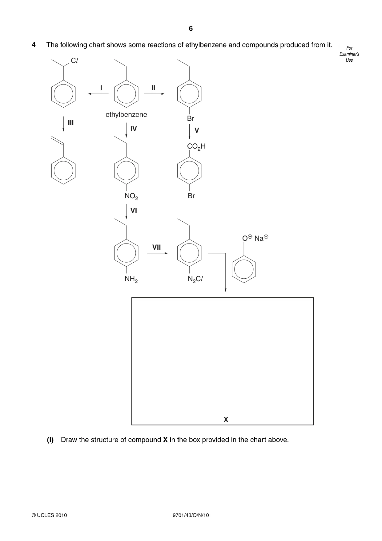 Cambridge A Level Chemistry 9701 2010 Oct/Nov Paper 4 · Variant 3 question paper, page 6 of 20