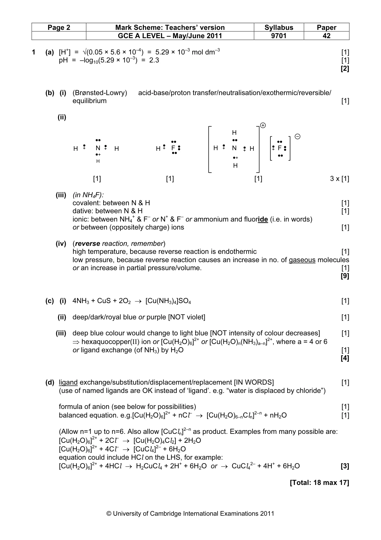 Mark scheme, page 2 of 10