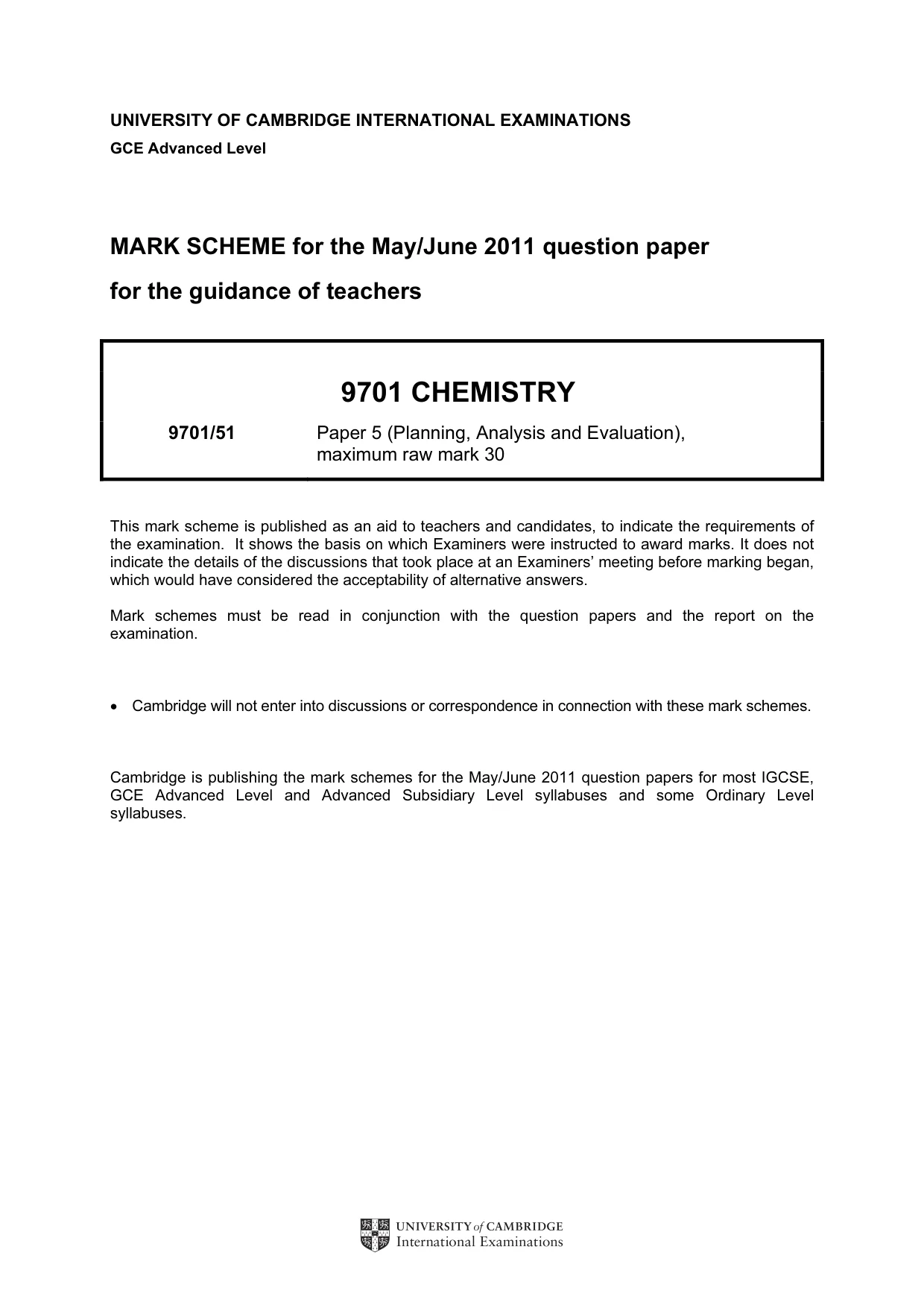 Mark scheme, page 1 of 4