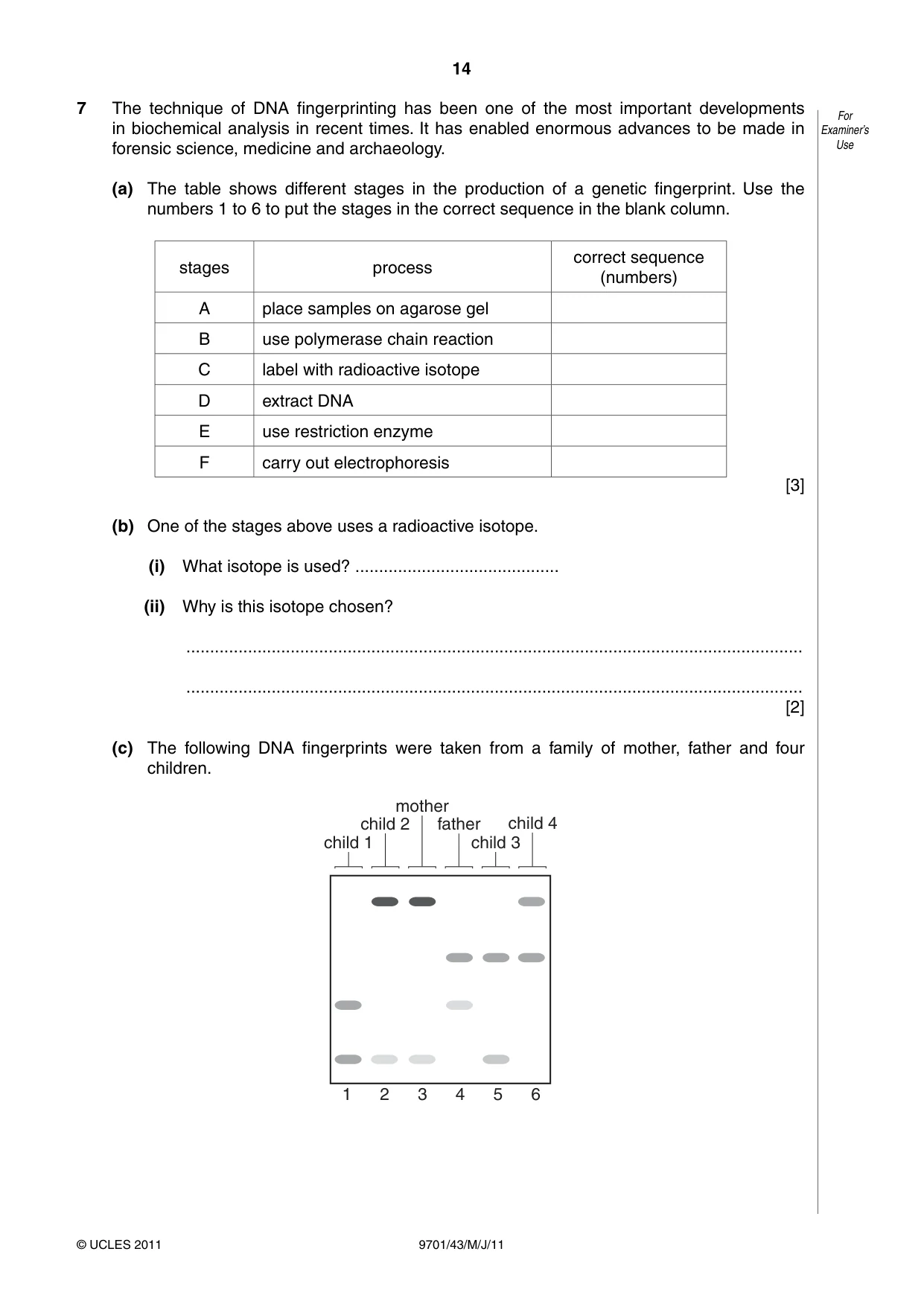 Cambridge A Level Chemistry 9701 2011 May/June Paper 4 · Variant 3 question paper, page 14 of 20
