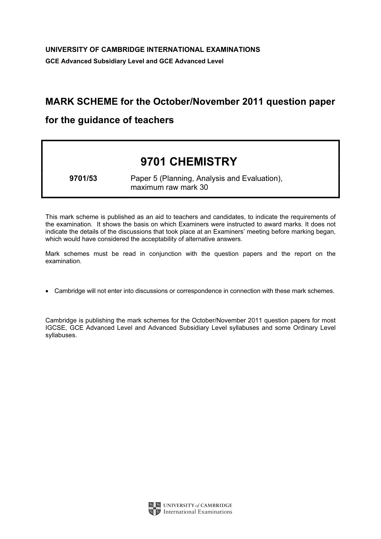 Mark scheme, page 1 of 4