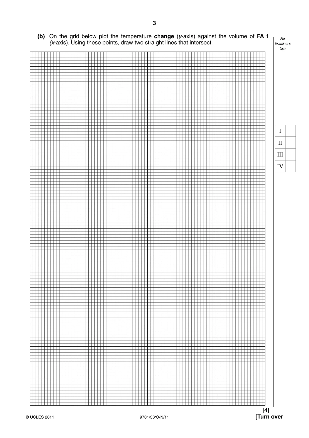 Cambridge A Level Chemistry 9701 2011 Oct/Nov Paper 3 · Variant 3 question paper, page 3 of 12