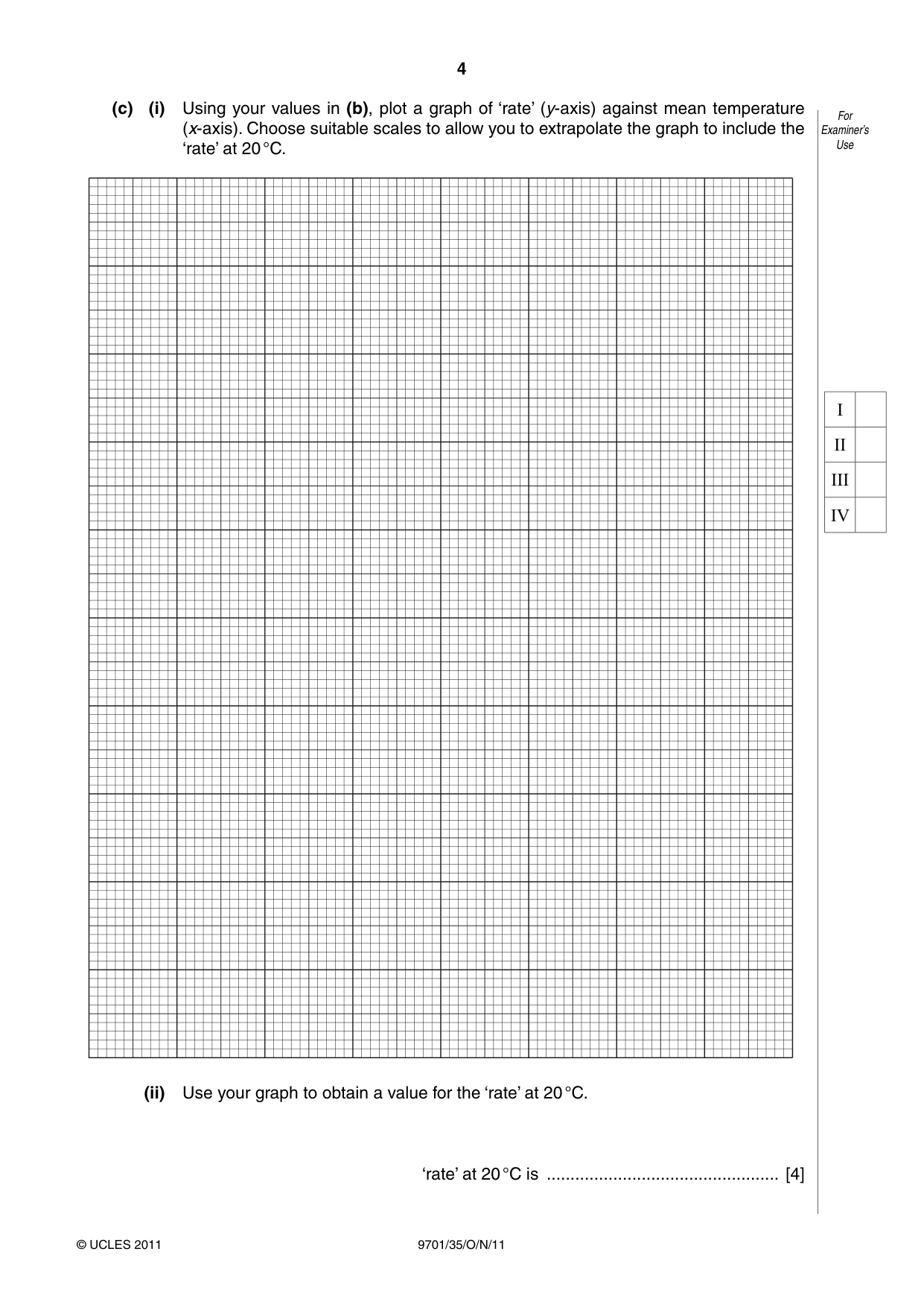 Cambridge A Level Chemistry 9701 2011 Oct/Nov Paper 3 · Variant 5 question paper, page 4 of 12