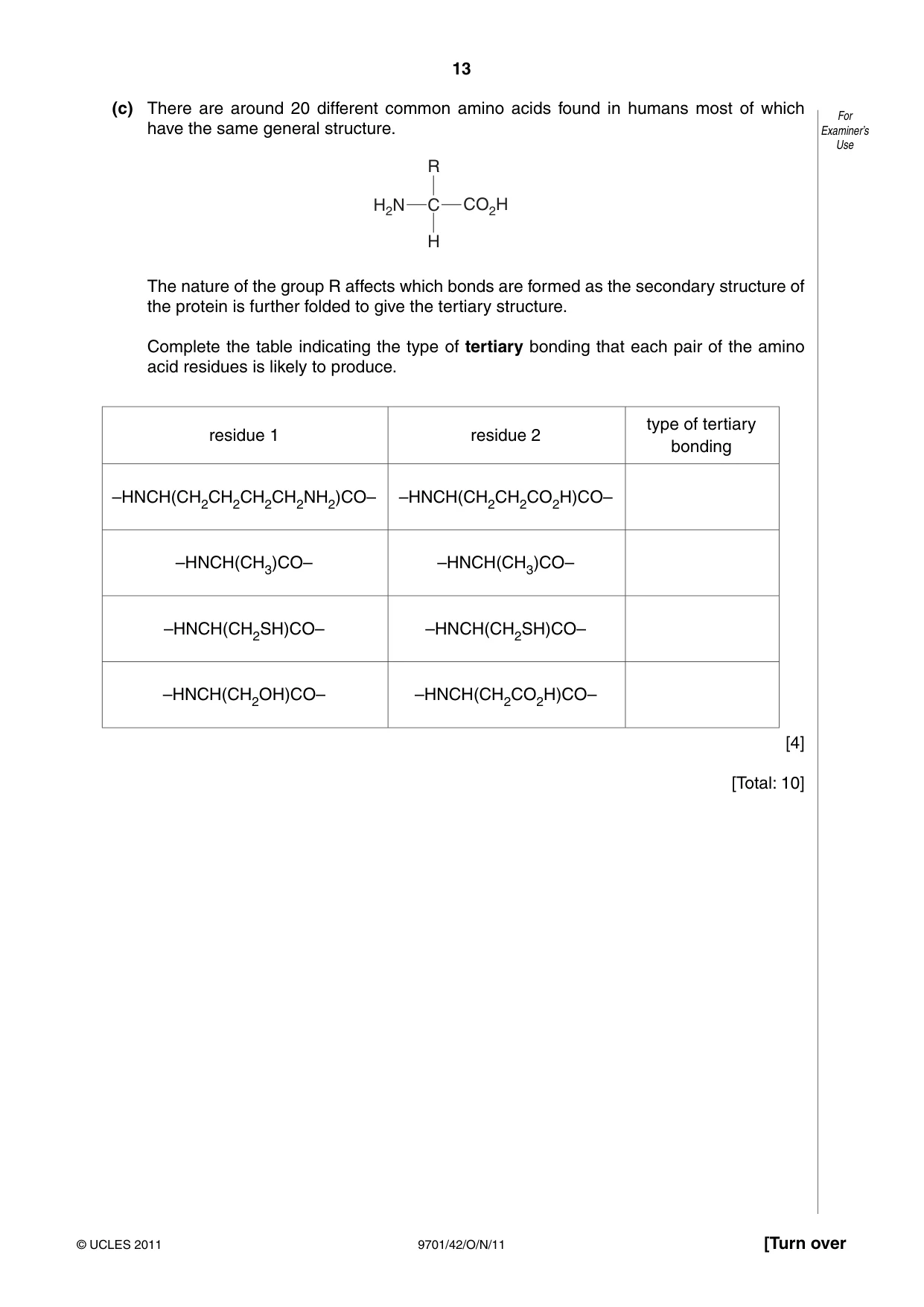 Cambridge A Level Chemistry 9701 2011 Oct/Nov Paper 4 · Variant 2 question paper, page 13 of 20