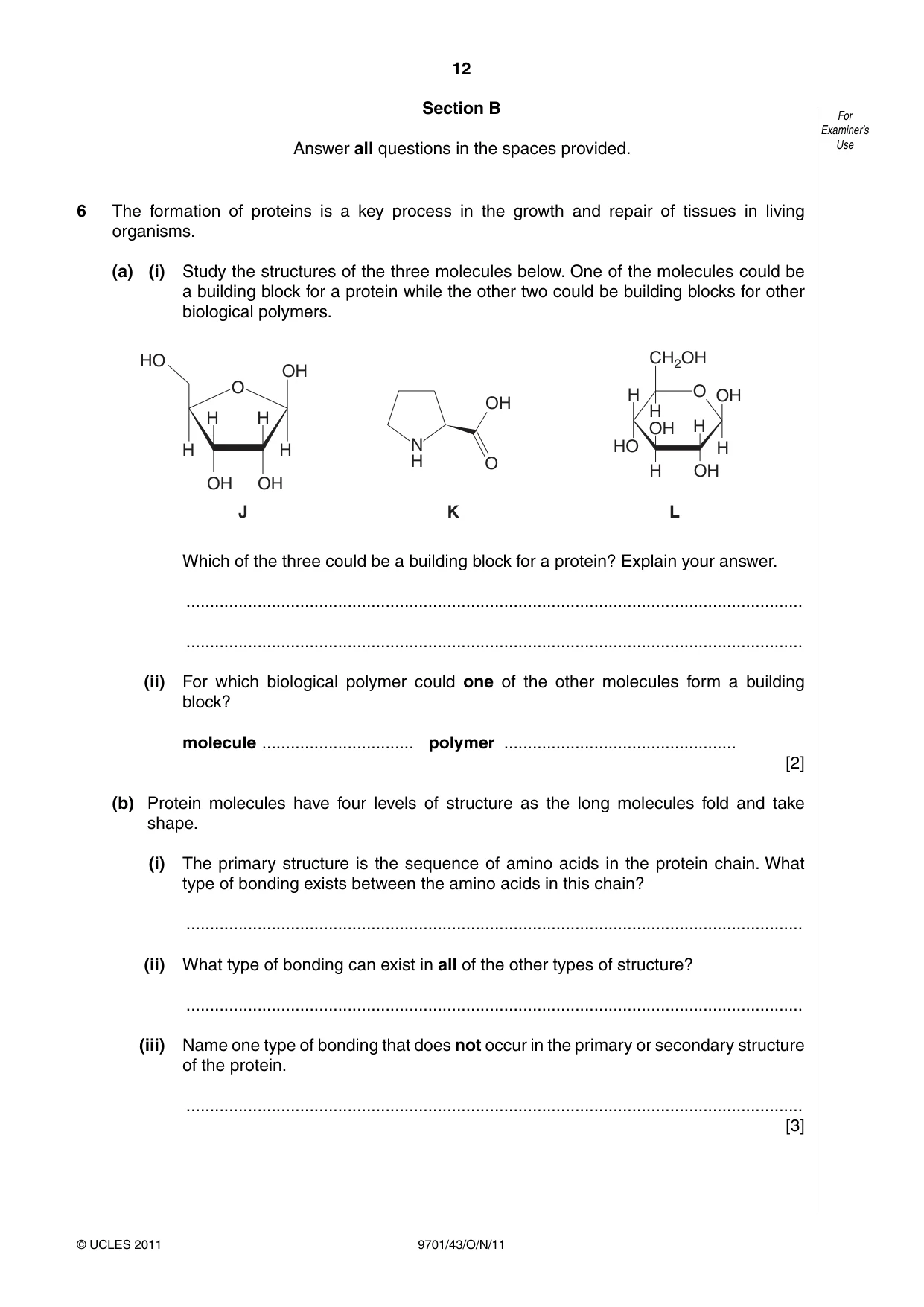Cambridge A Level Chemistry 9701 2011 Oct/Nov Paper 4 · Variant 3 question paper, page 12 of 20