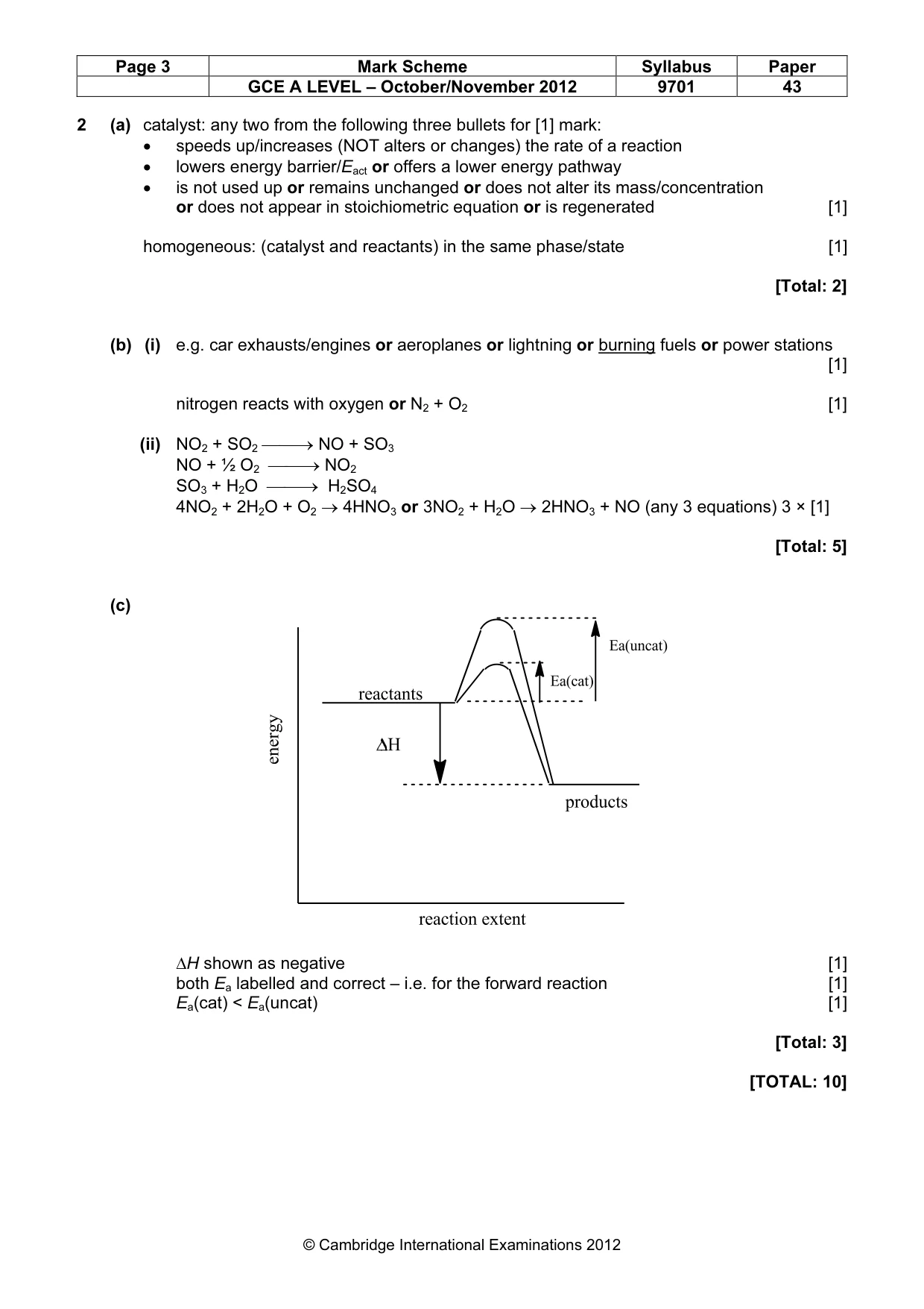 Mark scheme, page 3 of 10
