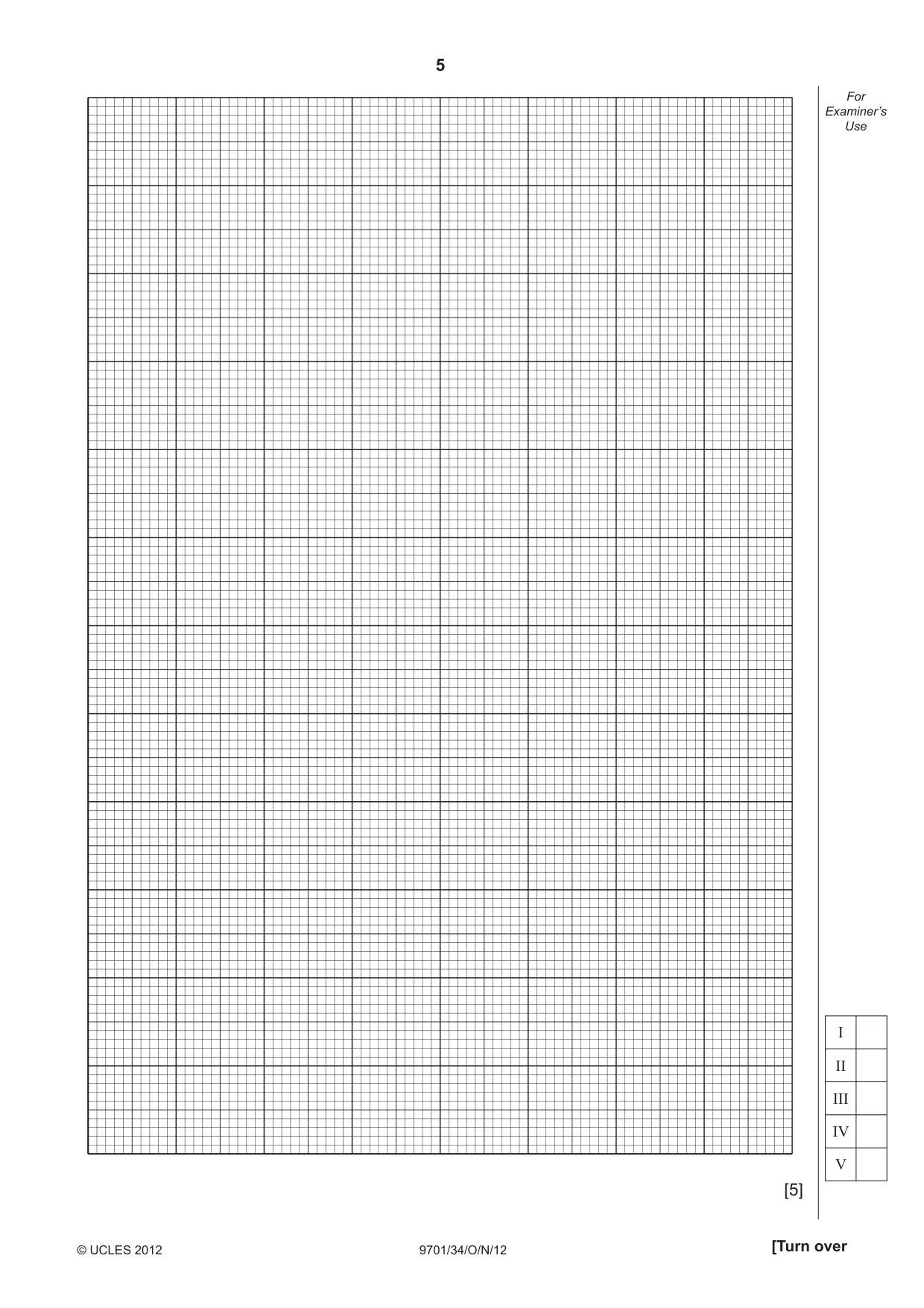 Cambridge A Level Chemistry 9701 2012 Oct/Nov Paper 3 · Variant 4 question paper, page 5 of 16