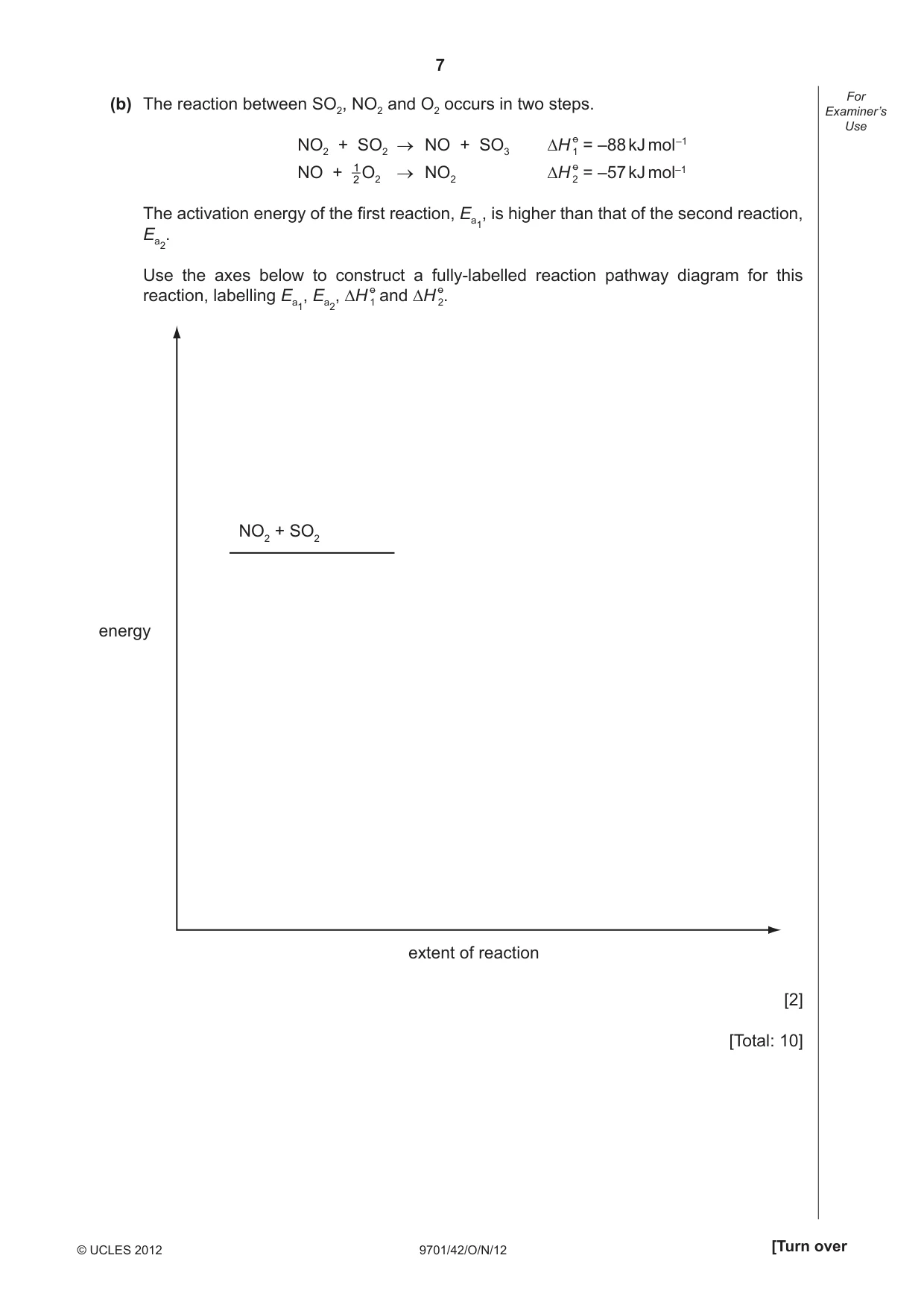 Cambridge A Level Chemistry 9701 2012 Oct/Nov Paper 4 · Variant 2 question paper, page 7 of 20