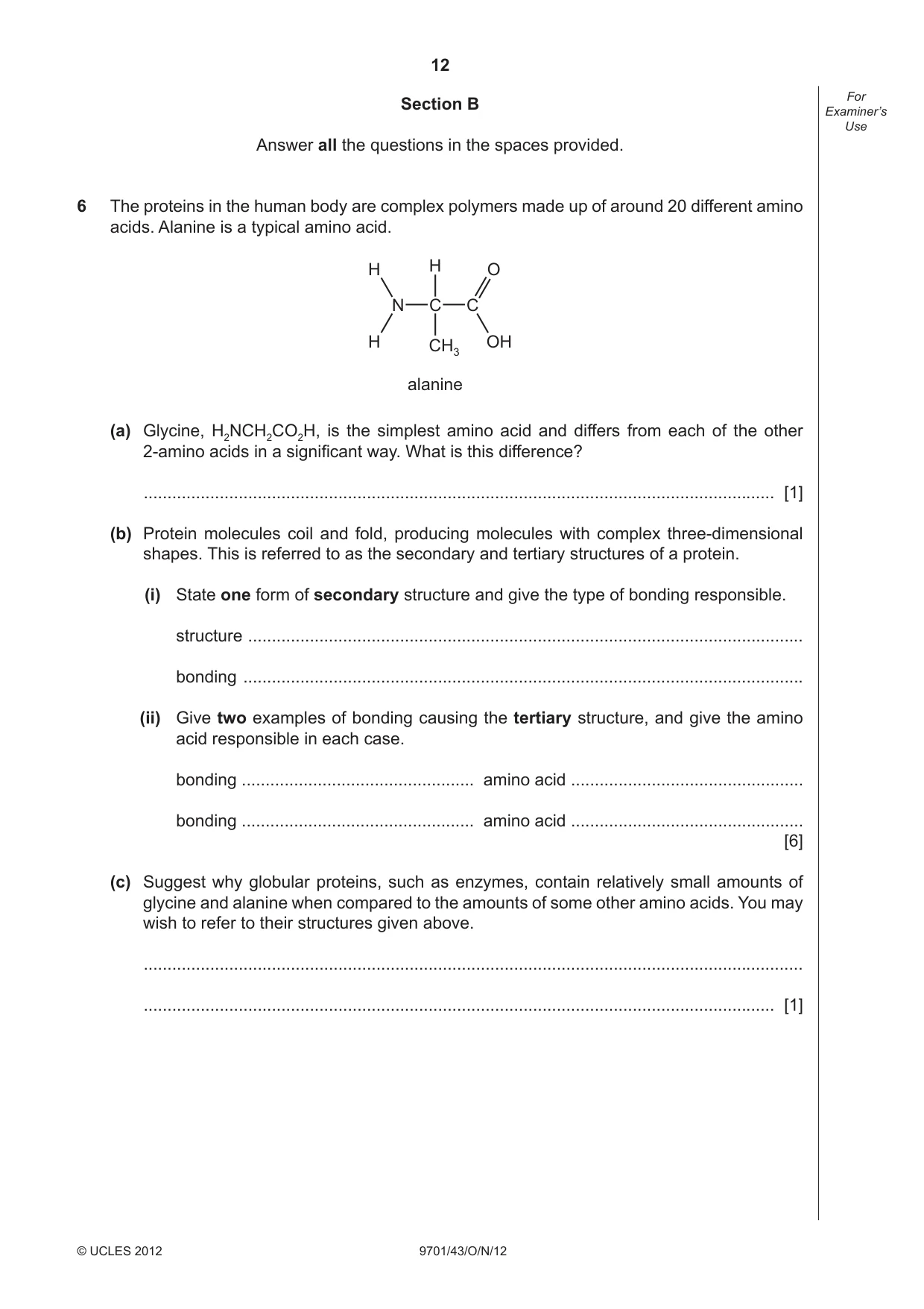 Cambridge A Level Chemistry 9701 2012 Oct/Nov Paper 4 · Variant 3 question paper, page 12 of 20