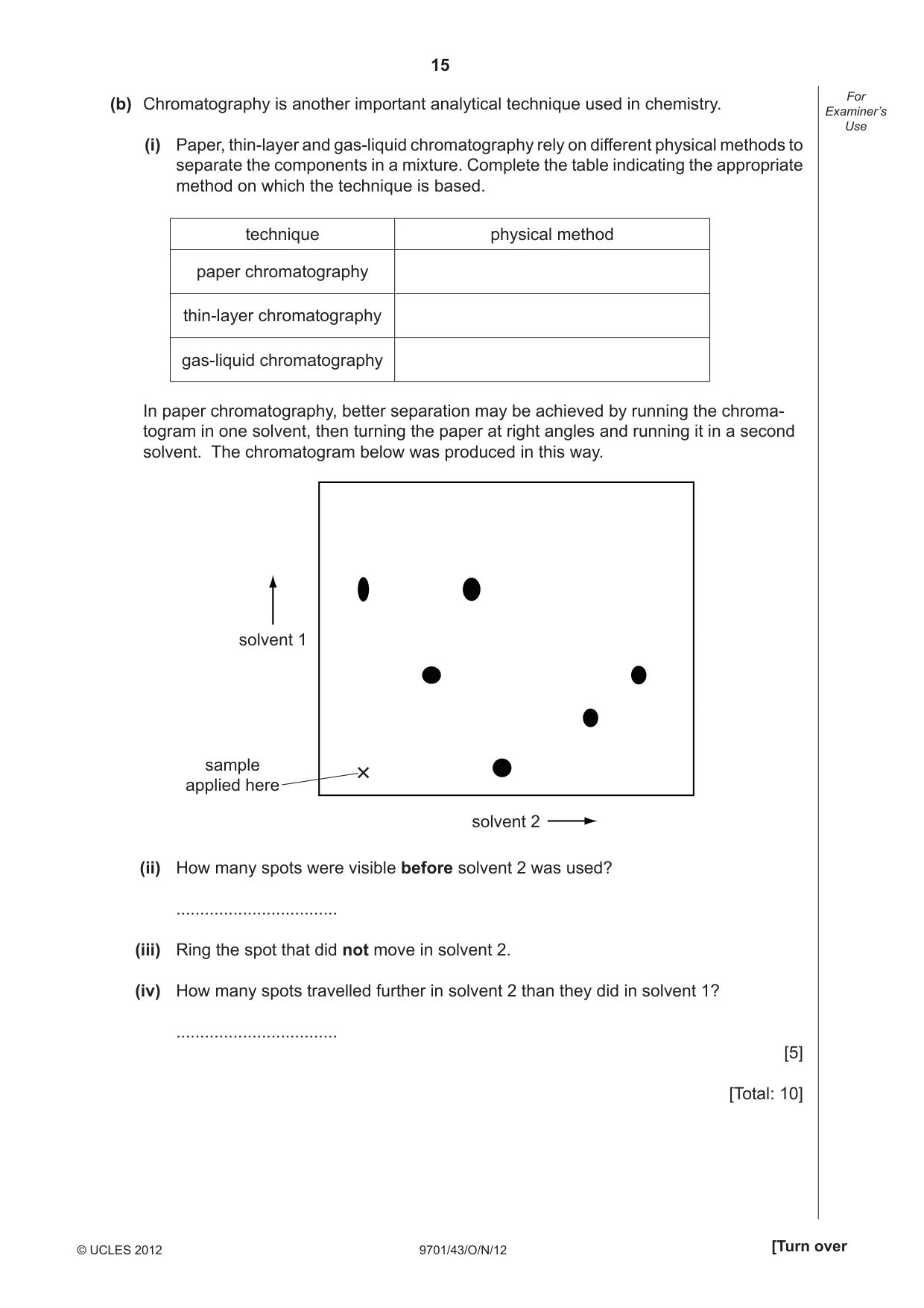 Cambridge A Level Chemistry 9701 2012 Oct/Nov Paper 4 · Variant 3 question paper, page 15 of 20