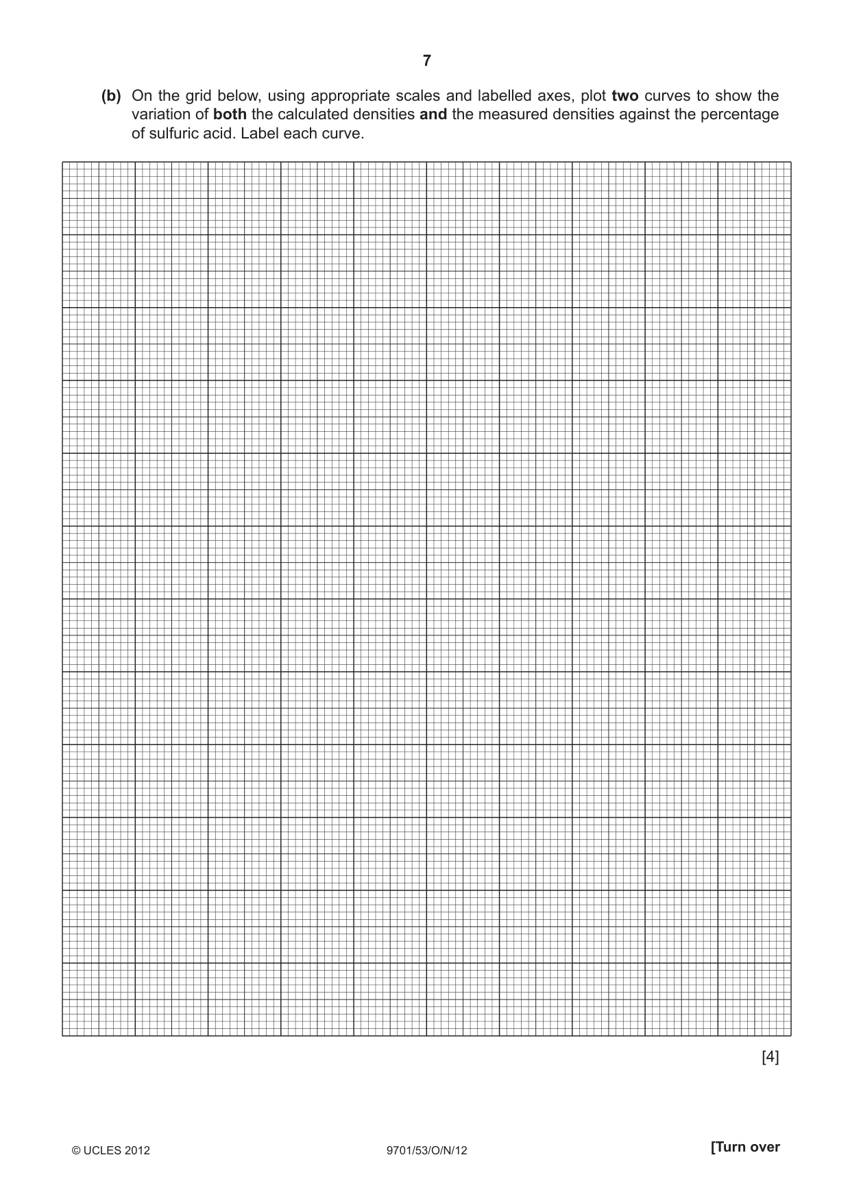 Cambridge A Level Chemistry 9701 2012 Oct/Nov Paper 5 · Variant 3 question paper, page 7 of 8