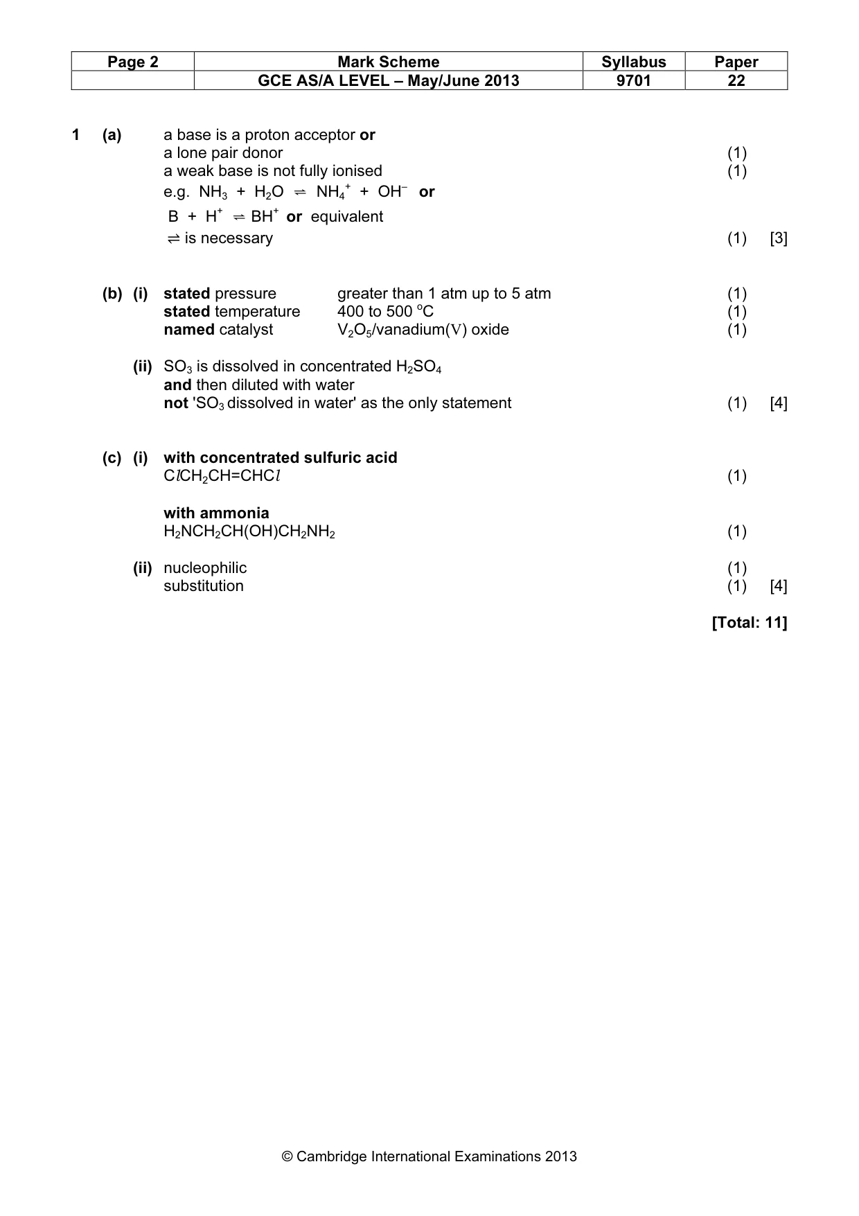 Mark scheme, page 2 of 7