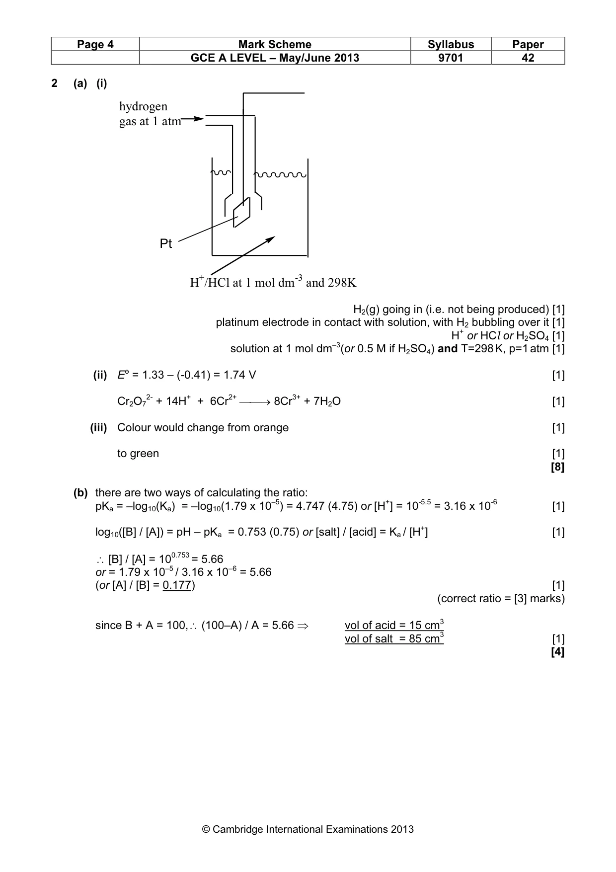 Mark scheme, page 4 of 12