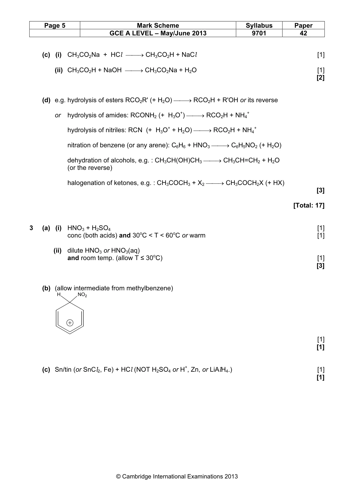 Mark scheme, page 5 of 12