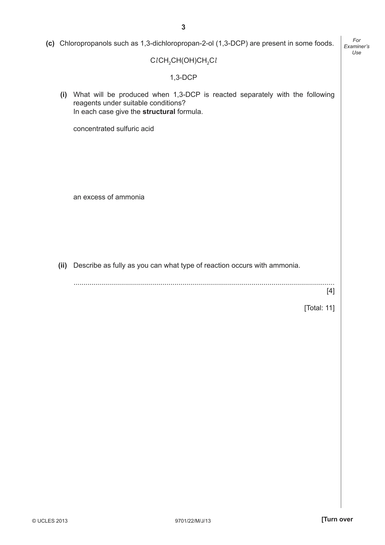 Cambridge A Level Chemistry 9701 2013 May/June Paper 2 · Variant 2 question paper, page 3 of 12
