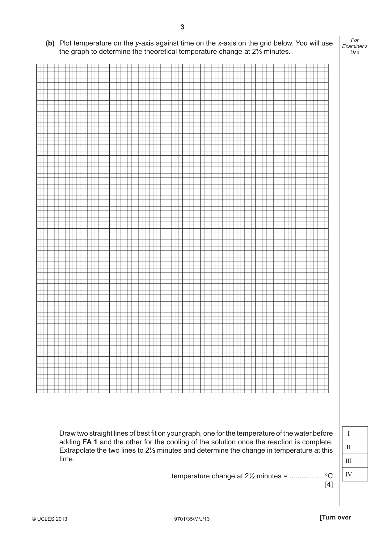 Cambridge A Level Chemistry 9701 2013 May/June Paper 3 · Variant 5 question paper, page 3 of 12