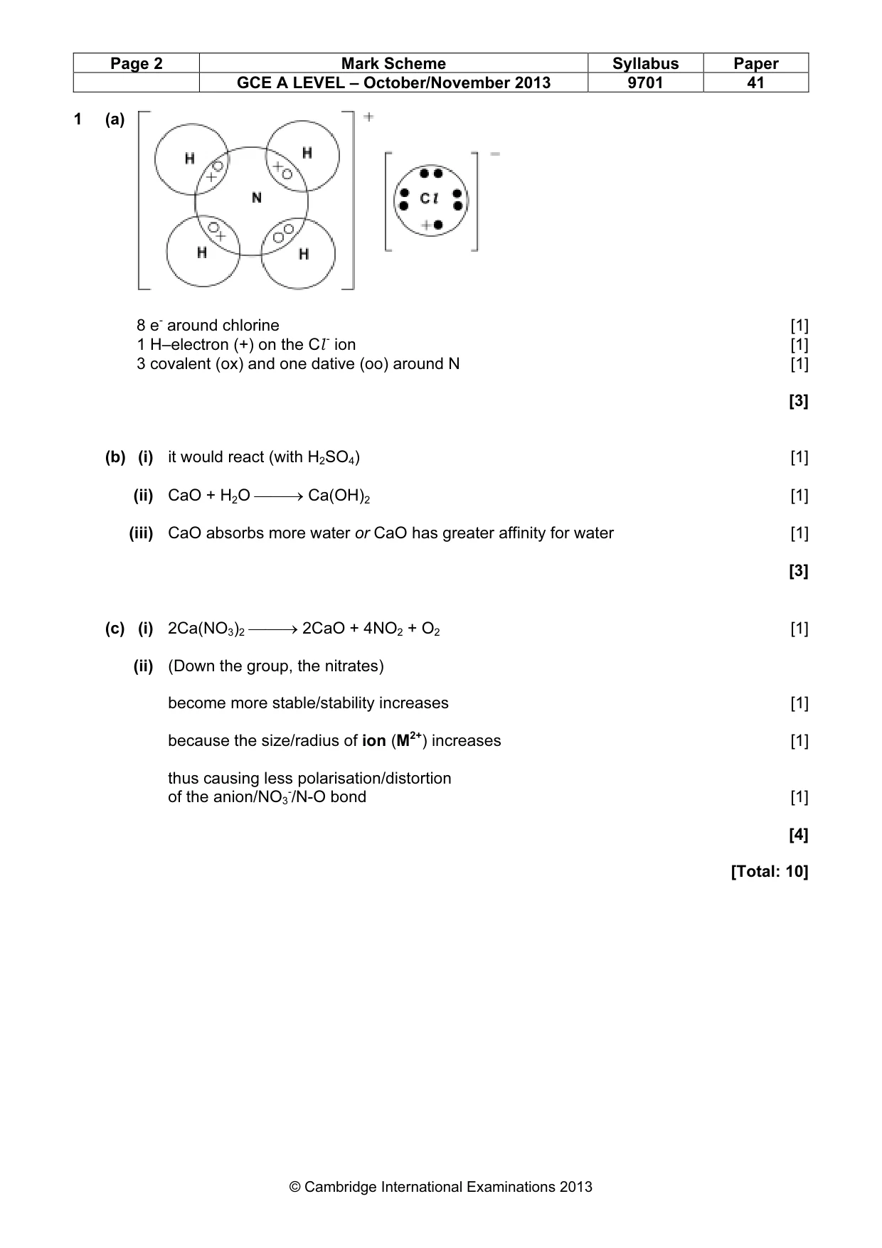Mark scheme, page 2 of 10