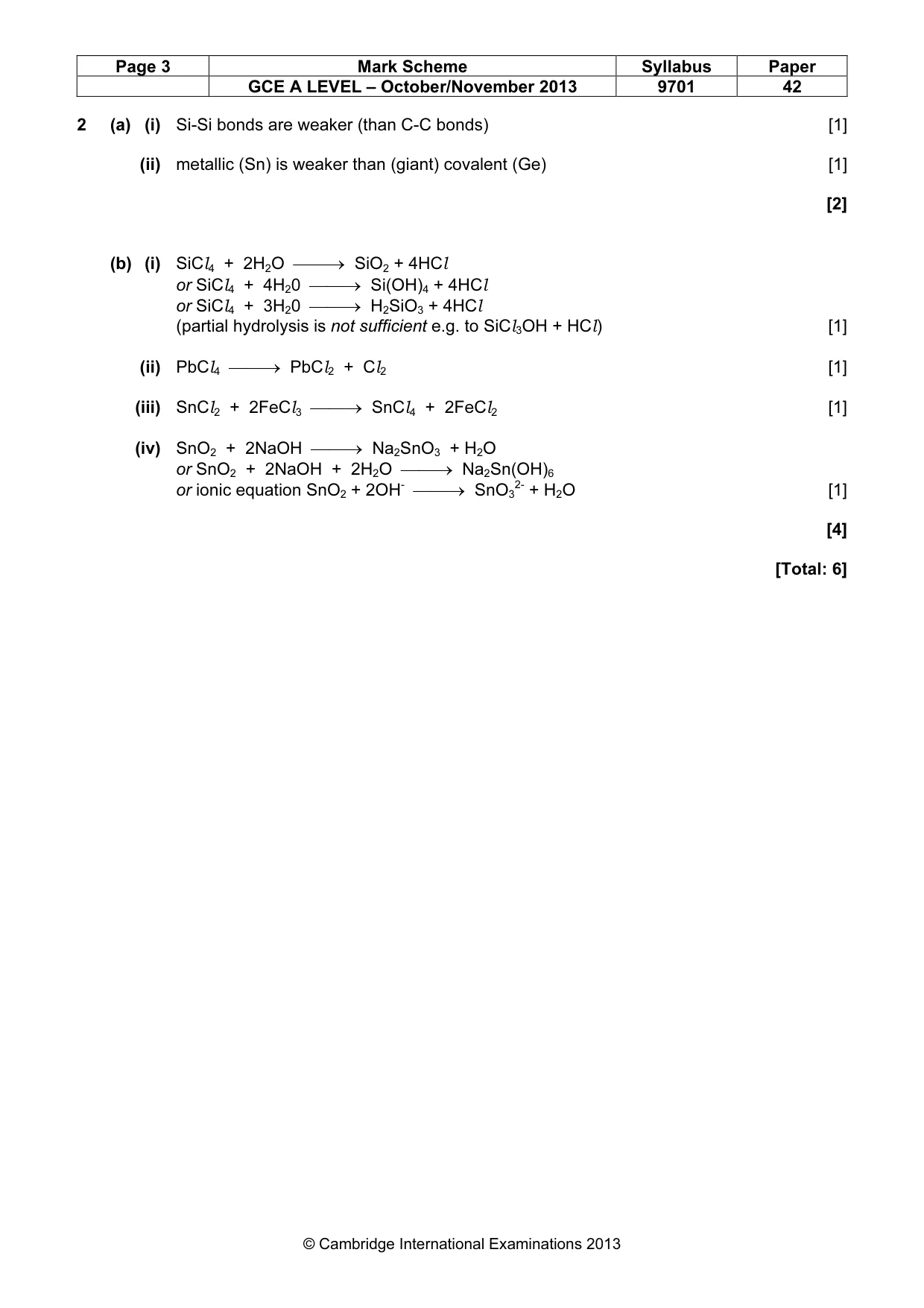 Mark scheme, page 3 of 10