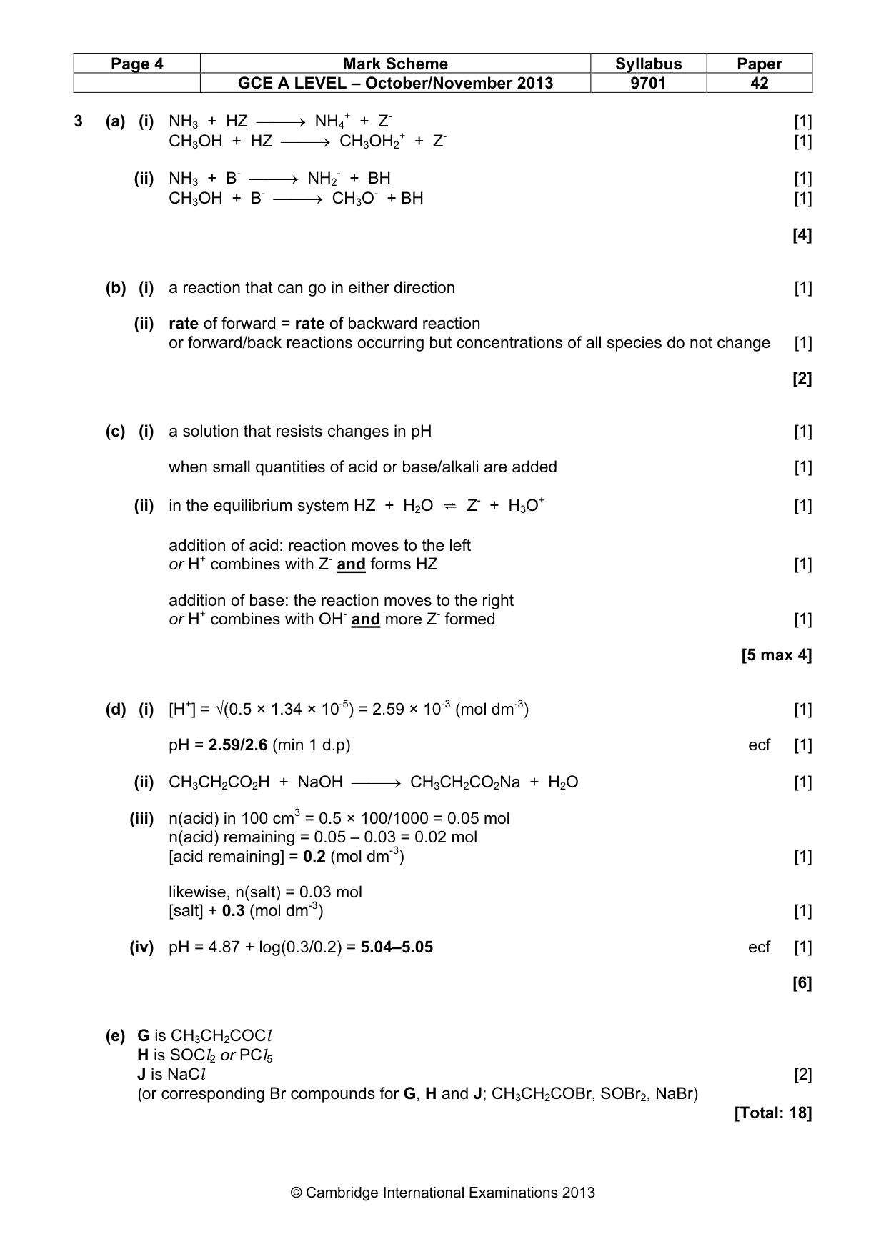Mark scheme, page 4 of 10