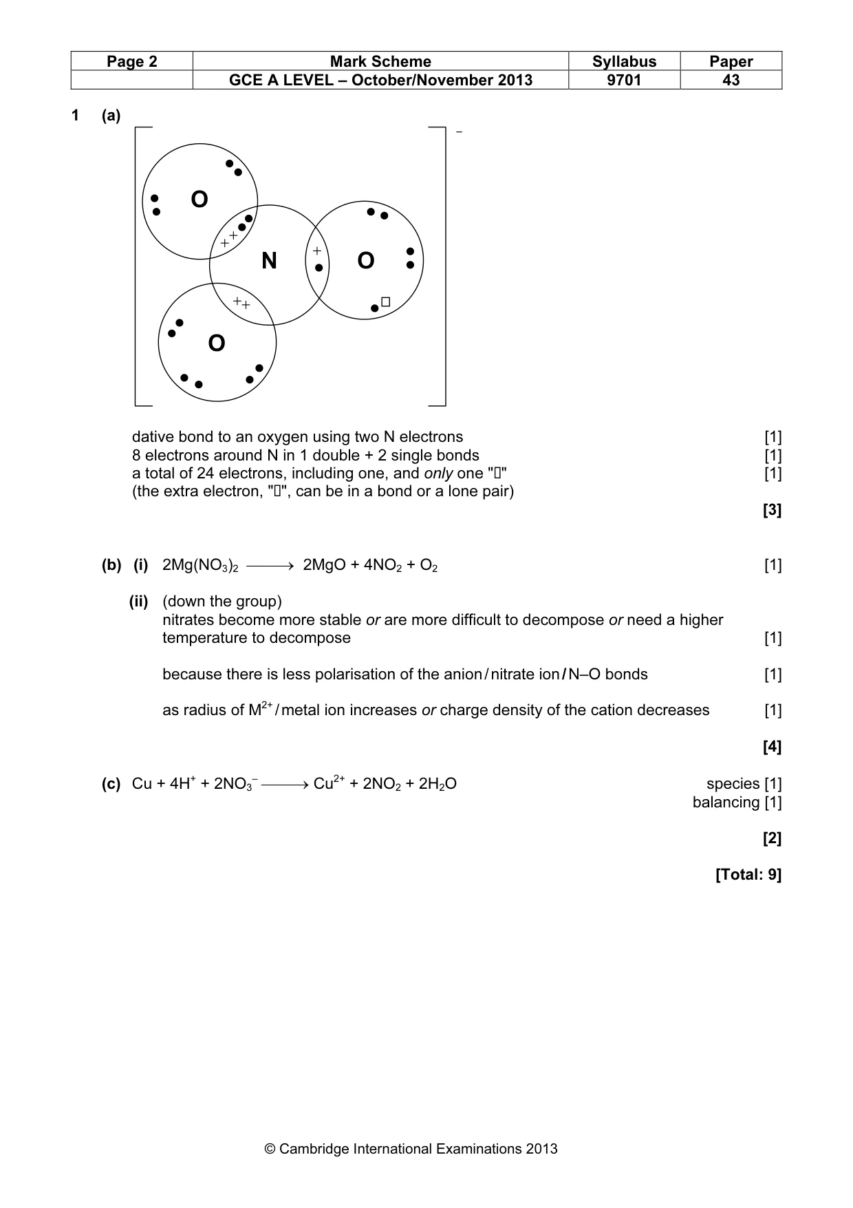 Mark scheme, page 2 of 11
