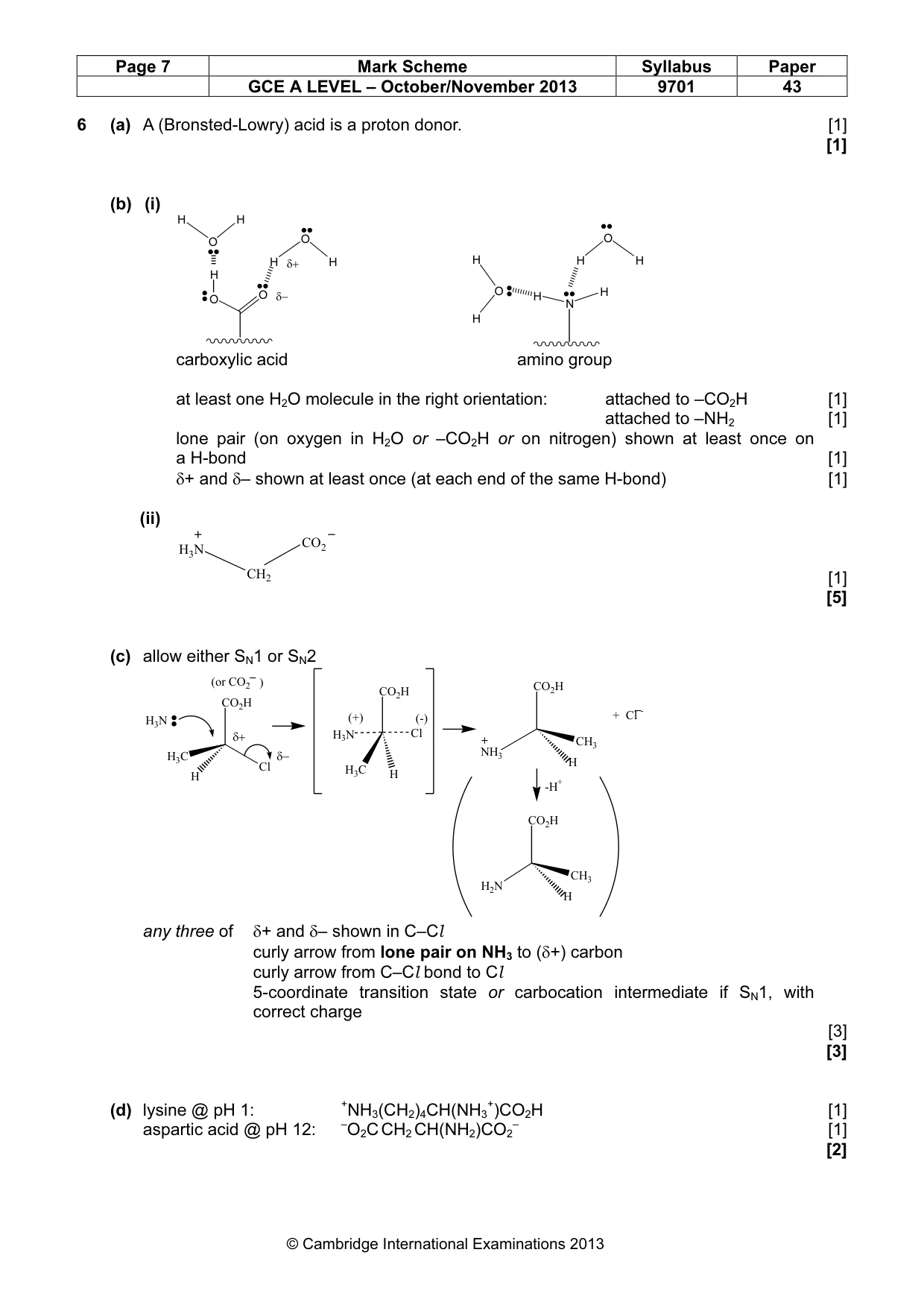 Mark scheme, page 7 of 11