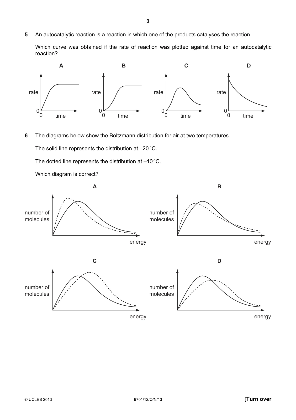 Cambridge A Level Chemistry 9701 2013 Oct/Nov Paper 1 · Variant 2 question paper, page 3 of 16