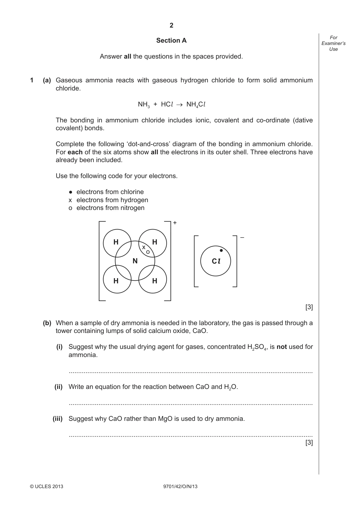 Cambridge A Level Chemistry 9701 2013 Oct/Nov Paper 4 · Variant 2 question paper, page 2 of 20