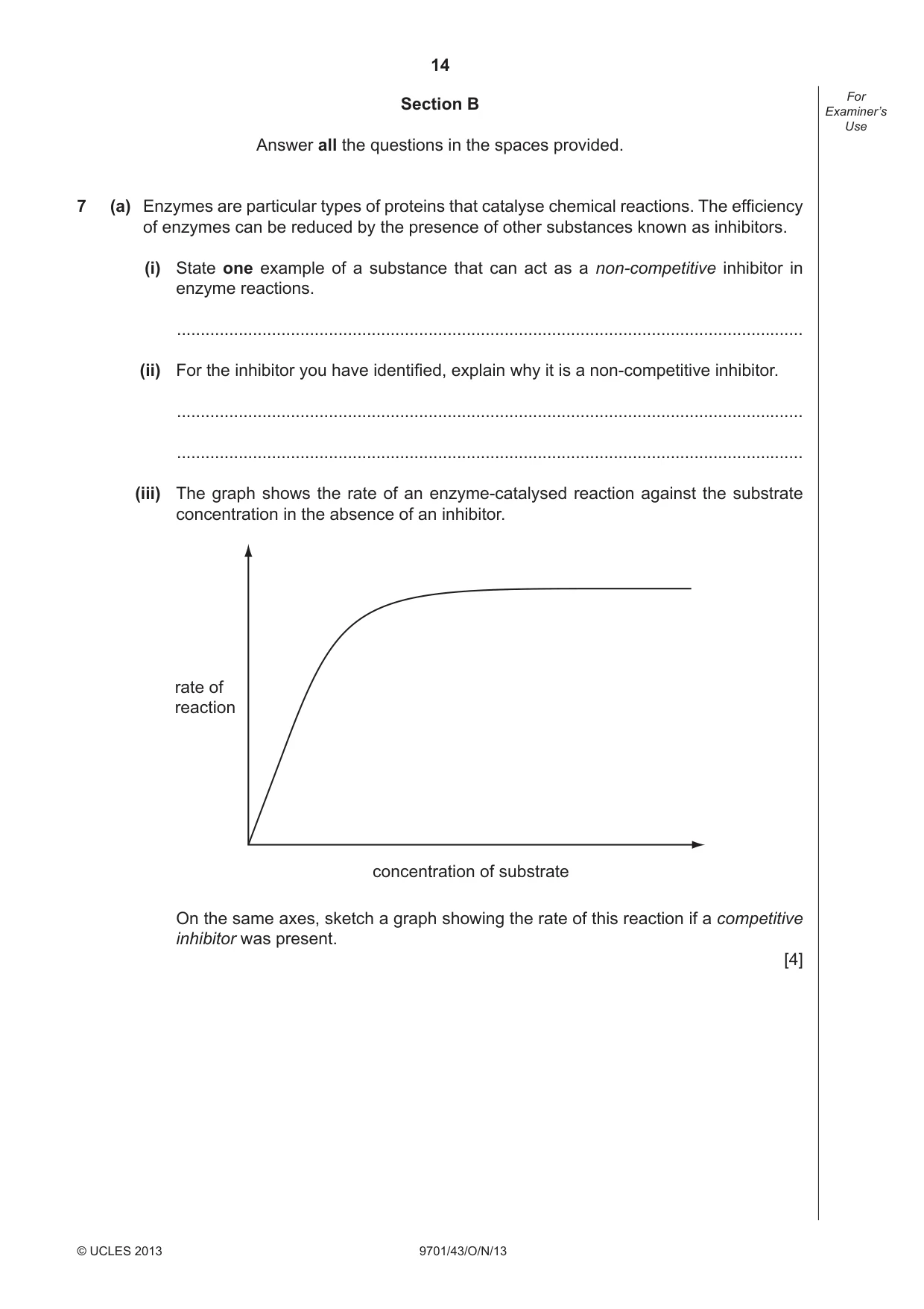 Cambridge A Level Chemistry 9701 2013 Oct/Nov Paper 4 · Variant 3 question paper, page 14 of 20
