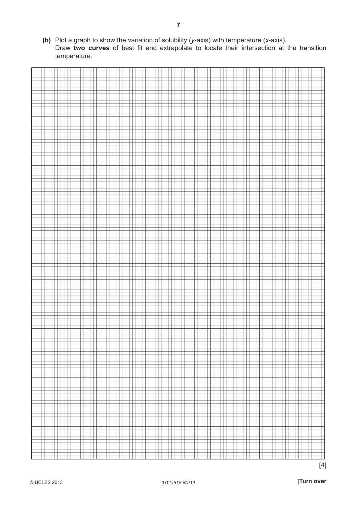 Cambridge A Level Chemistry 9701 2013 Oct/Nov Paper 5 · Variant 1 question paper, page 7 of 12