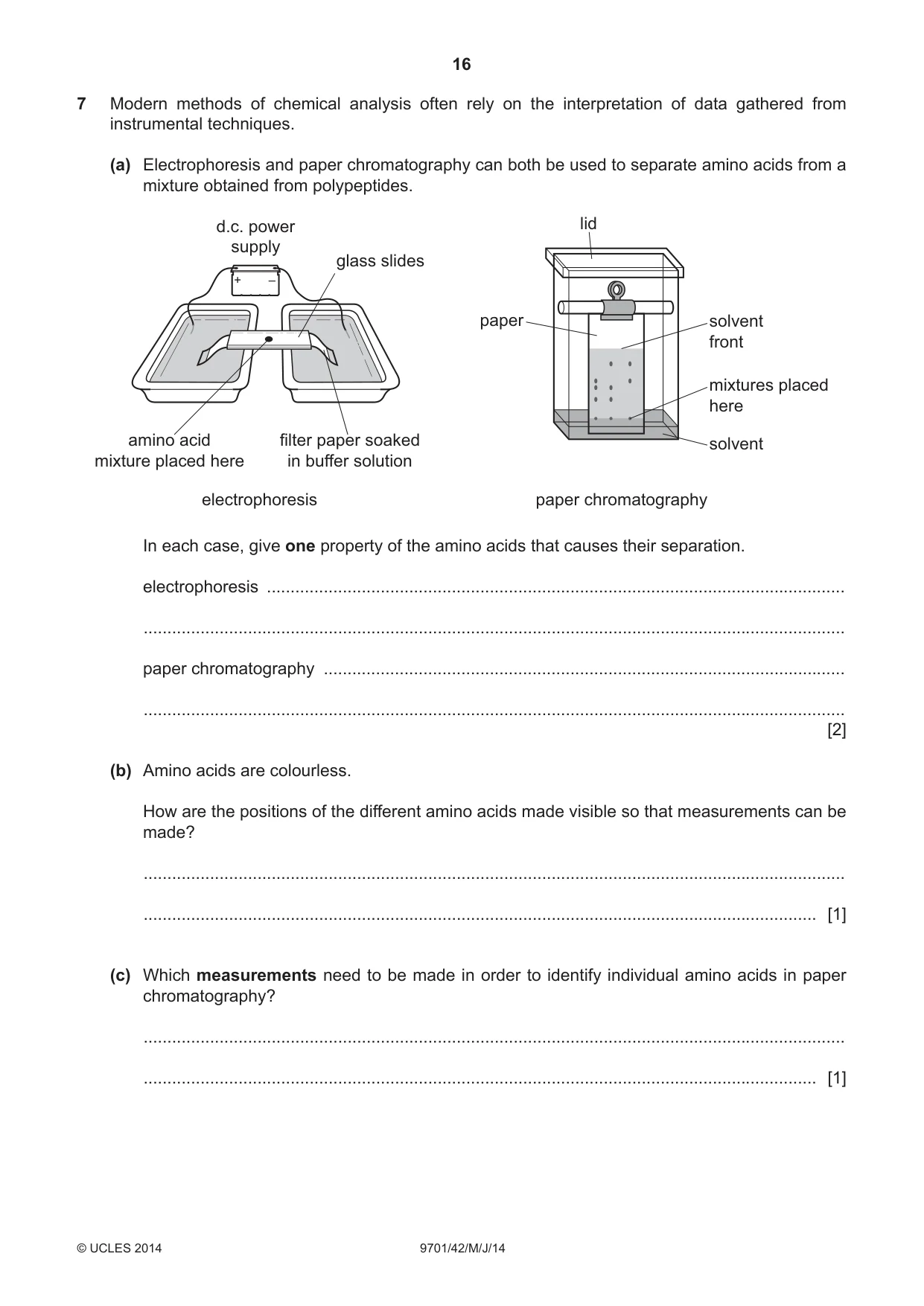Cambridge A Level Chemistry 9701 2014 May/June Paper 4 · Variant 2 question paper, page 16 of 20