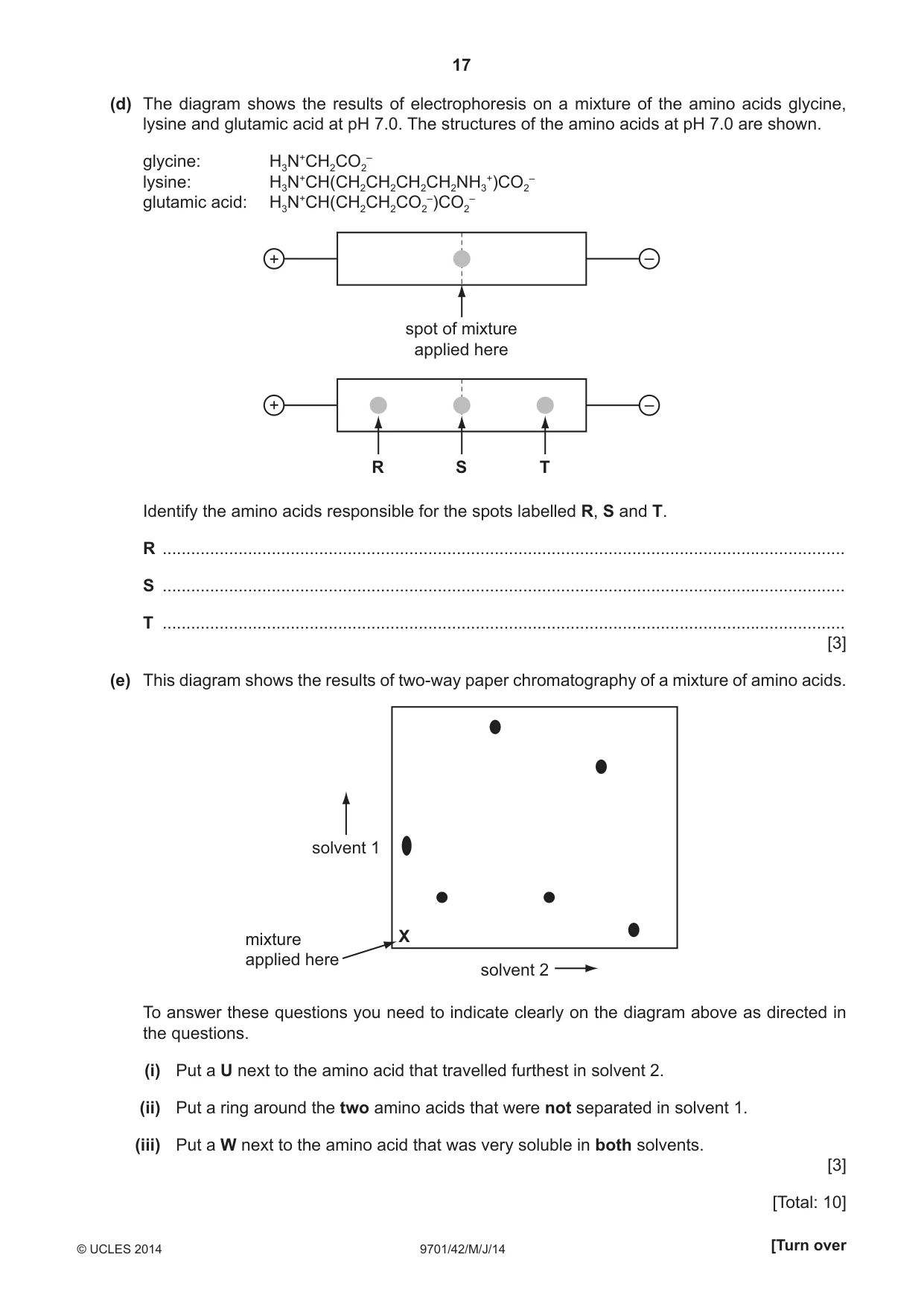 Cambridge A Level Chemistry 9701 2014 May/June Paper 4 · Variant 2 question paper, page 17 of 20