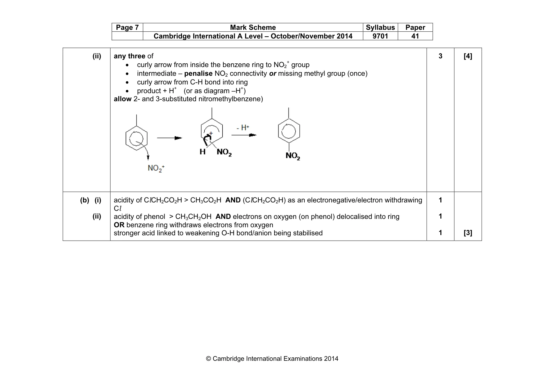 Mark scheme, page 7 of 13