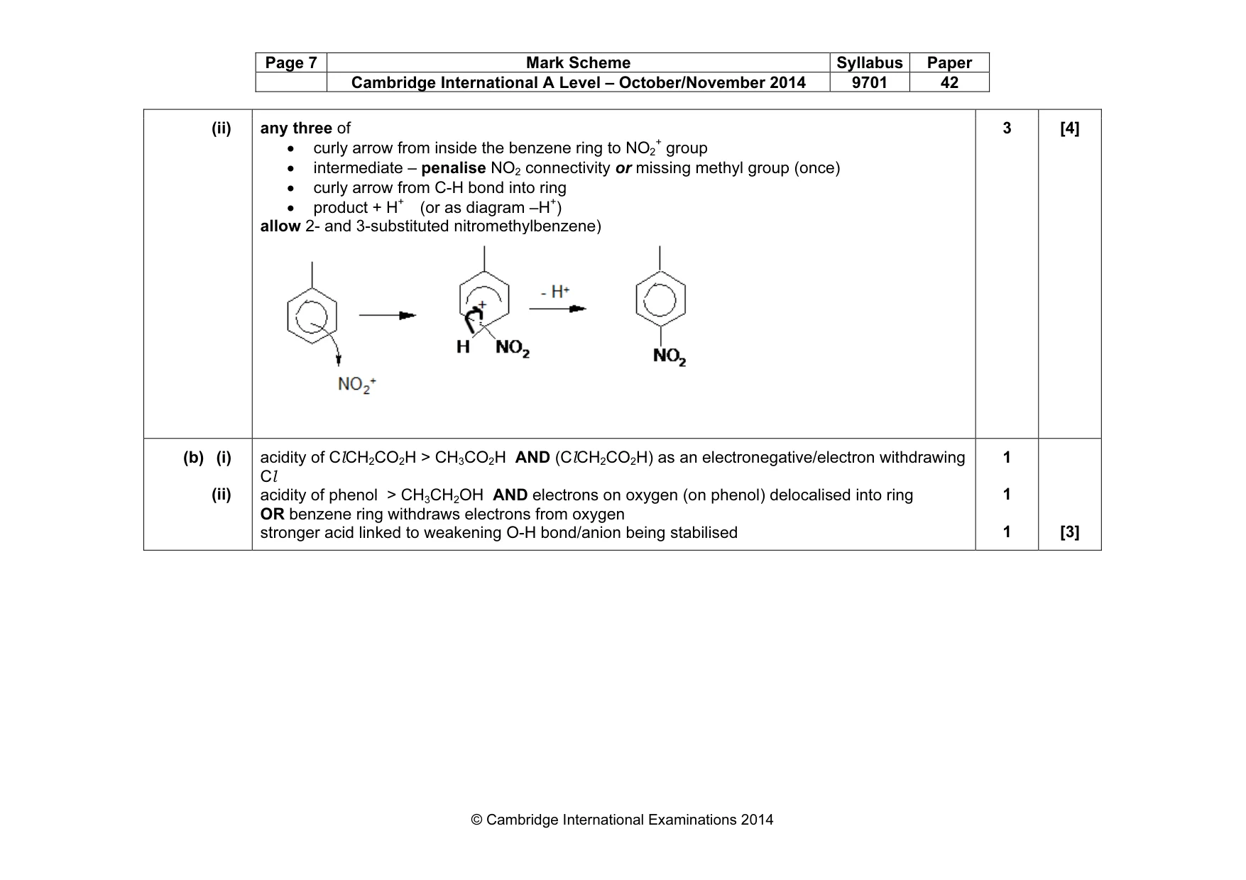Mark scheme, page 7 of 13