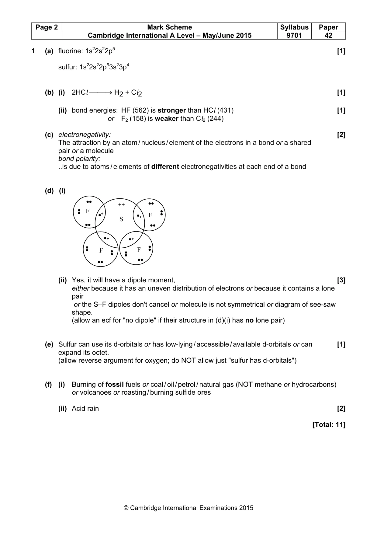 Mark scheme, page 2 of 10