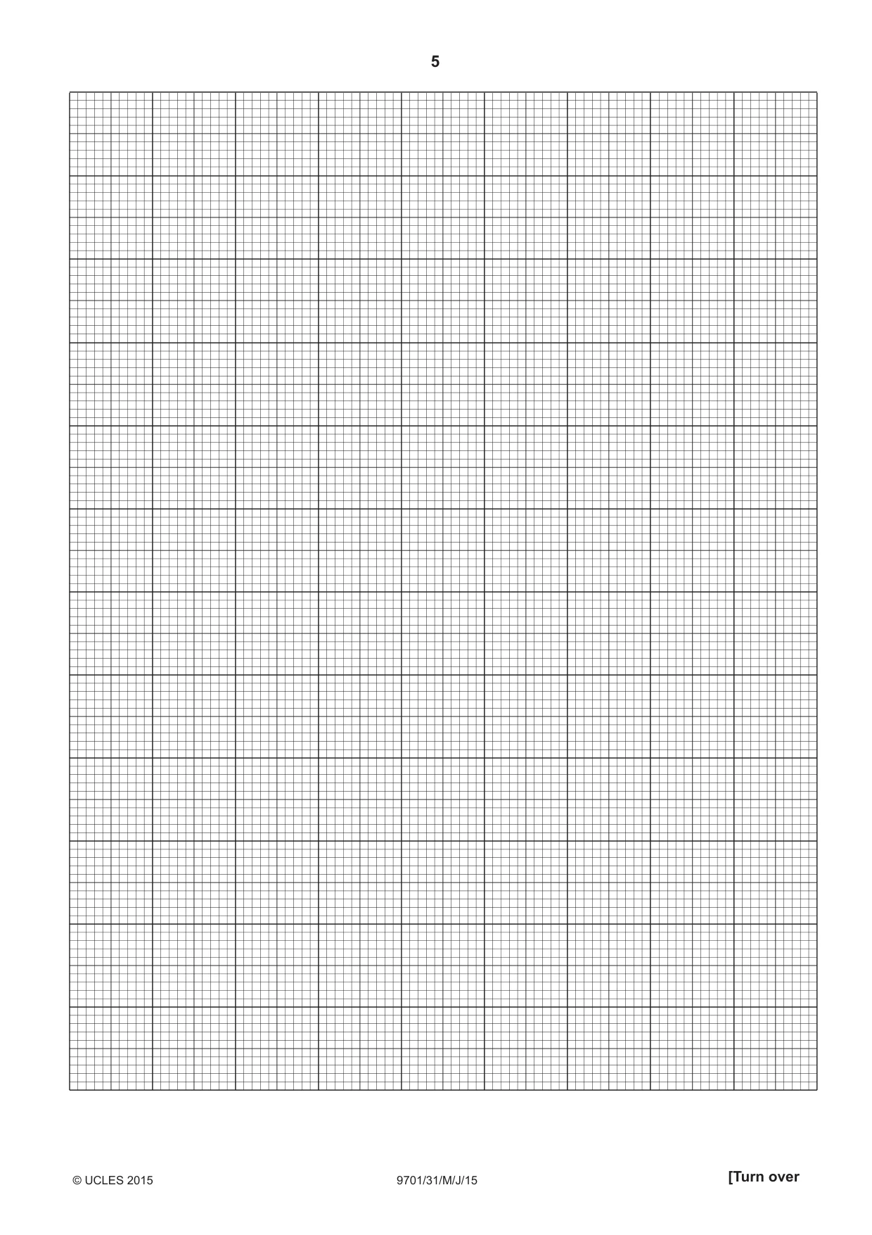 Cambridge A Level Chemistry 9701 2015 May/June Paper 3 · Variant 1 question paper, page 5 of 12