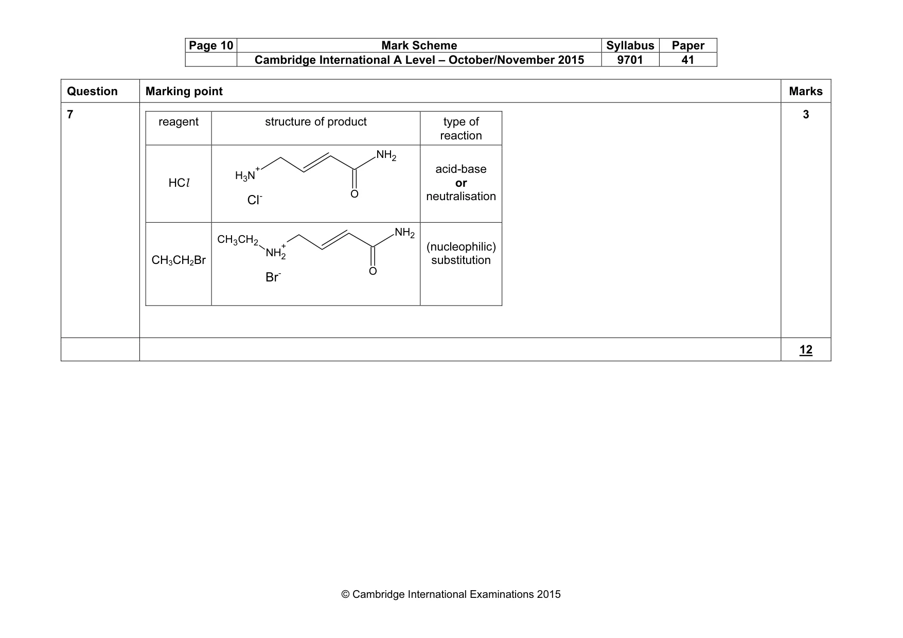 Mark scheme, page 10 of 13
