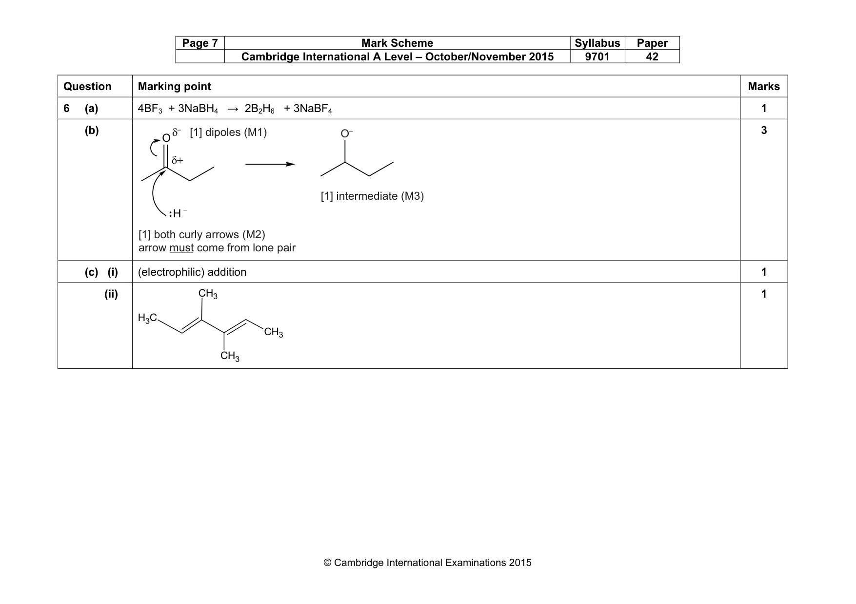 Mark scheme, page 7 of 13