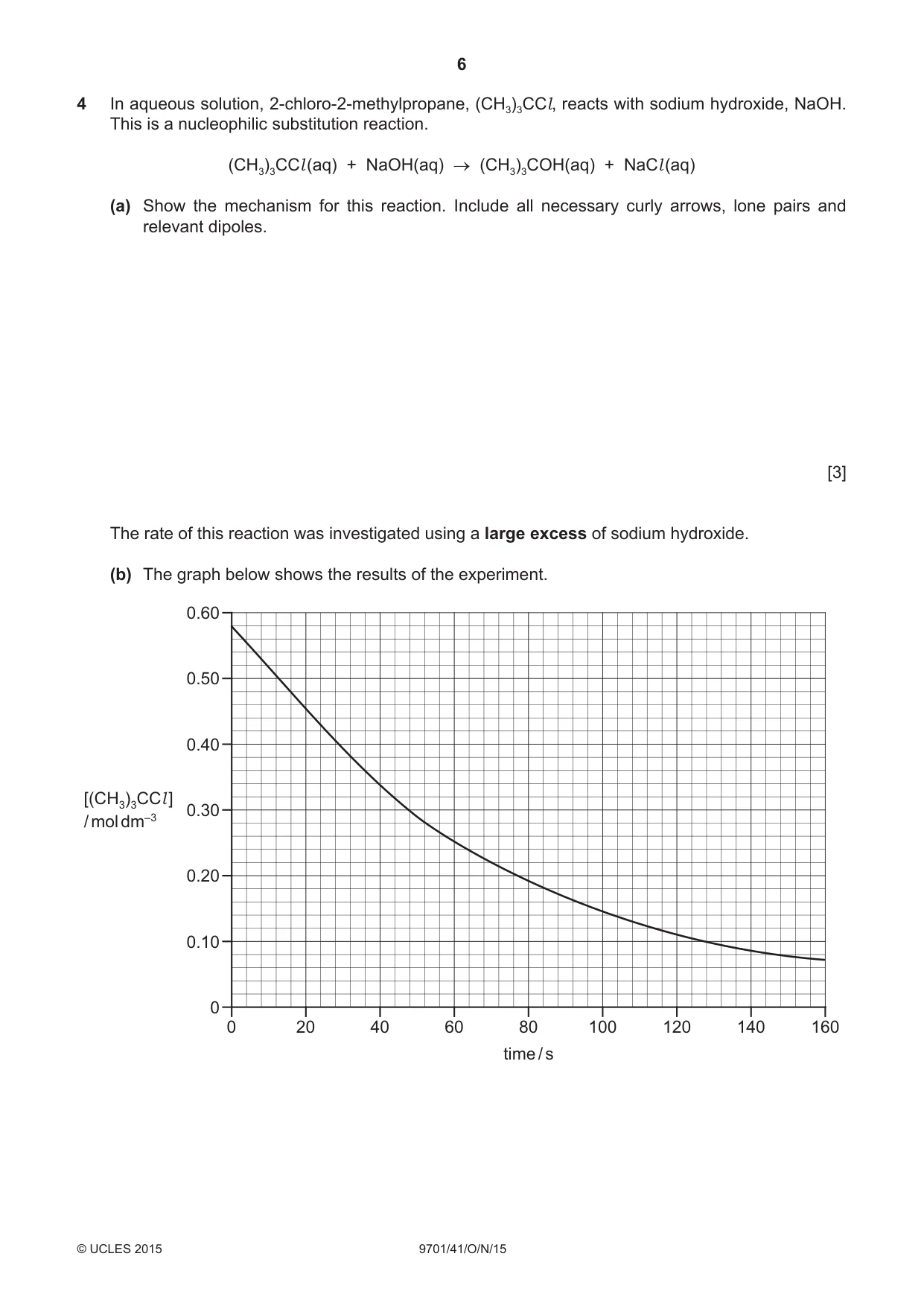 Cambridge A Level Chemistry 9701 2015 Oct/Nov Paper 4 · Variant 1 question paper, page 6 of 20