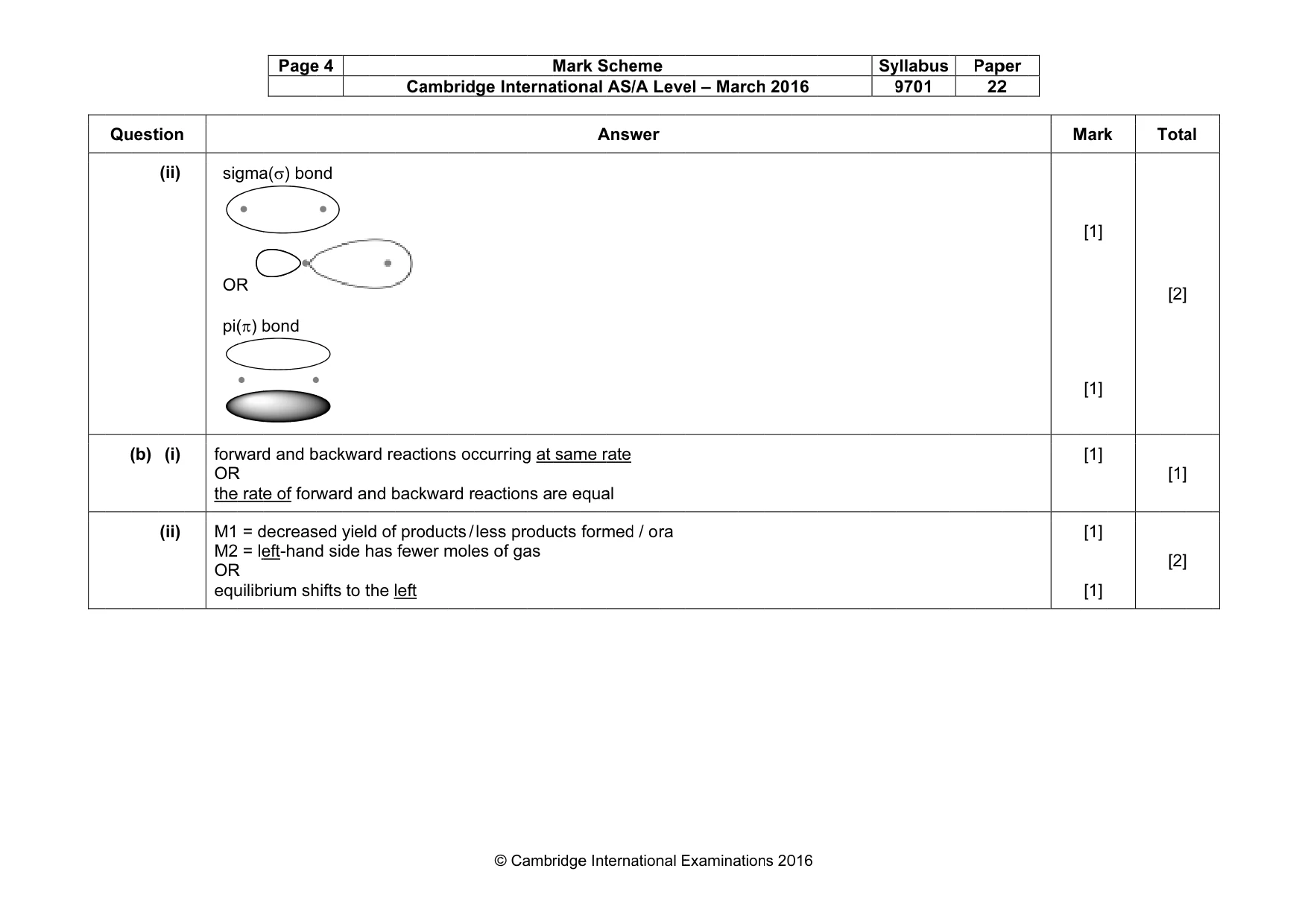 Mark scheme, page 4 of 8