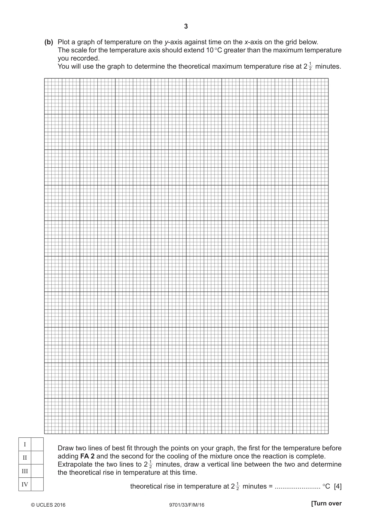 Cambridge A Level Chemistry 9701 2016 Feb/March Paper 3 · Variant 3 question paper, page 3 of 12