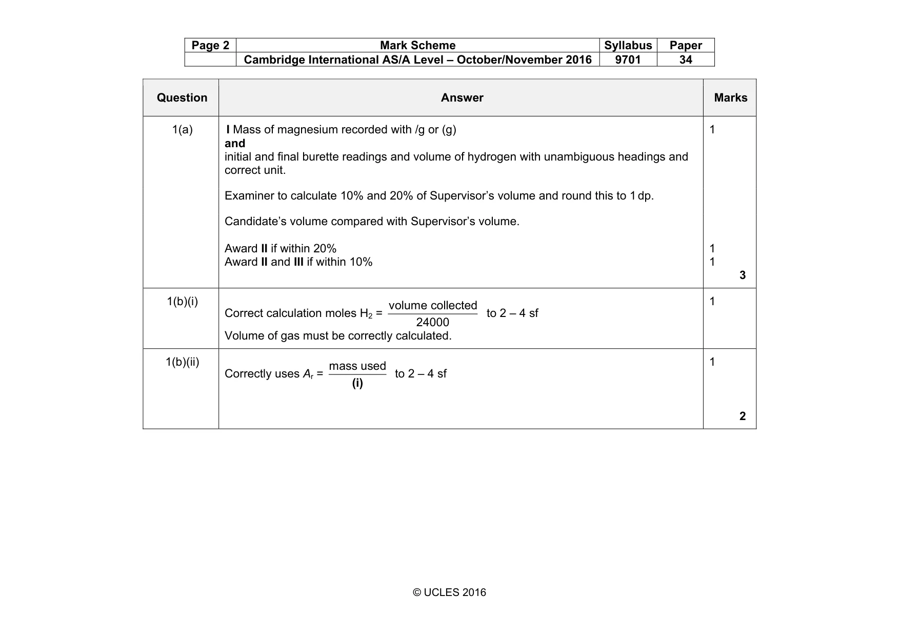 Mark scheme, page 2 of 10