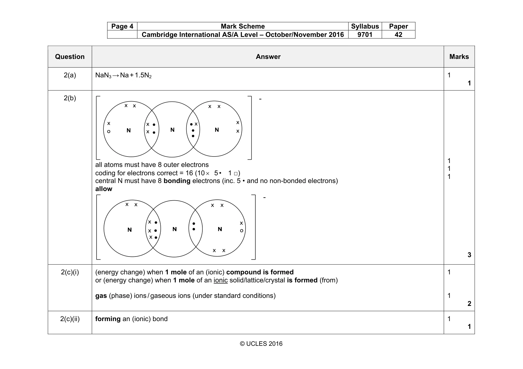 Mark scheme, page 4 of 16