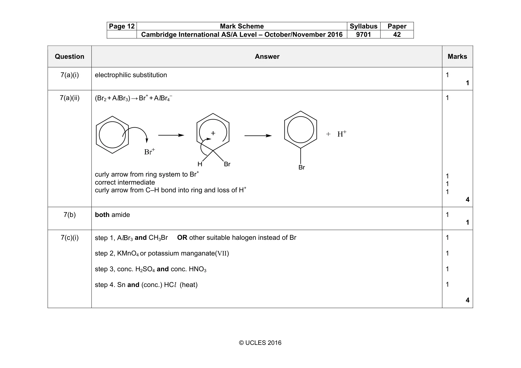 Mark scheme, page 12 of 16