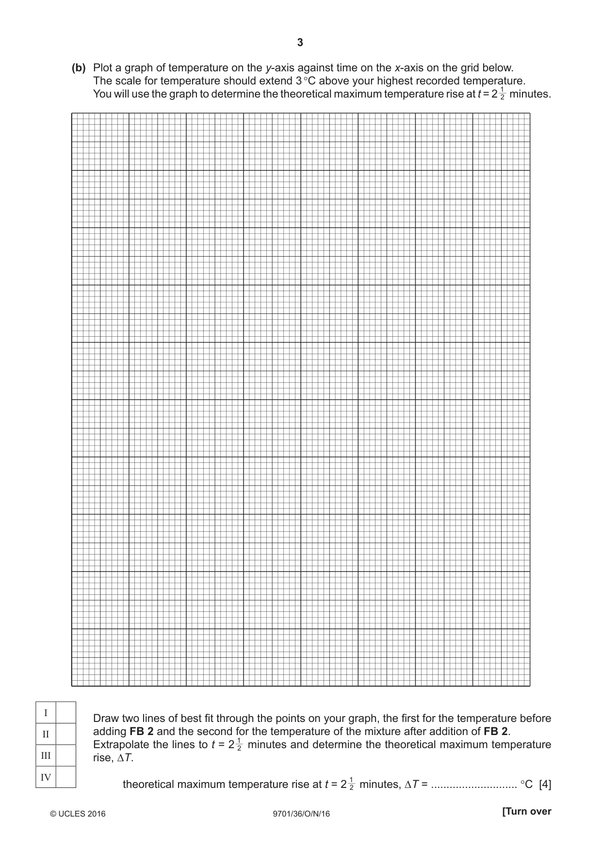 Cambridge A Level Chemistry 9701 2016 Oct/Nov Paper 3 · Variant 6 question paper, page 3 of 12