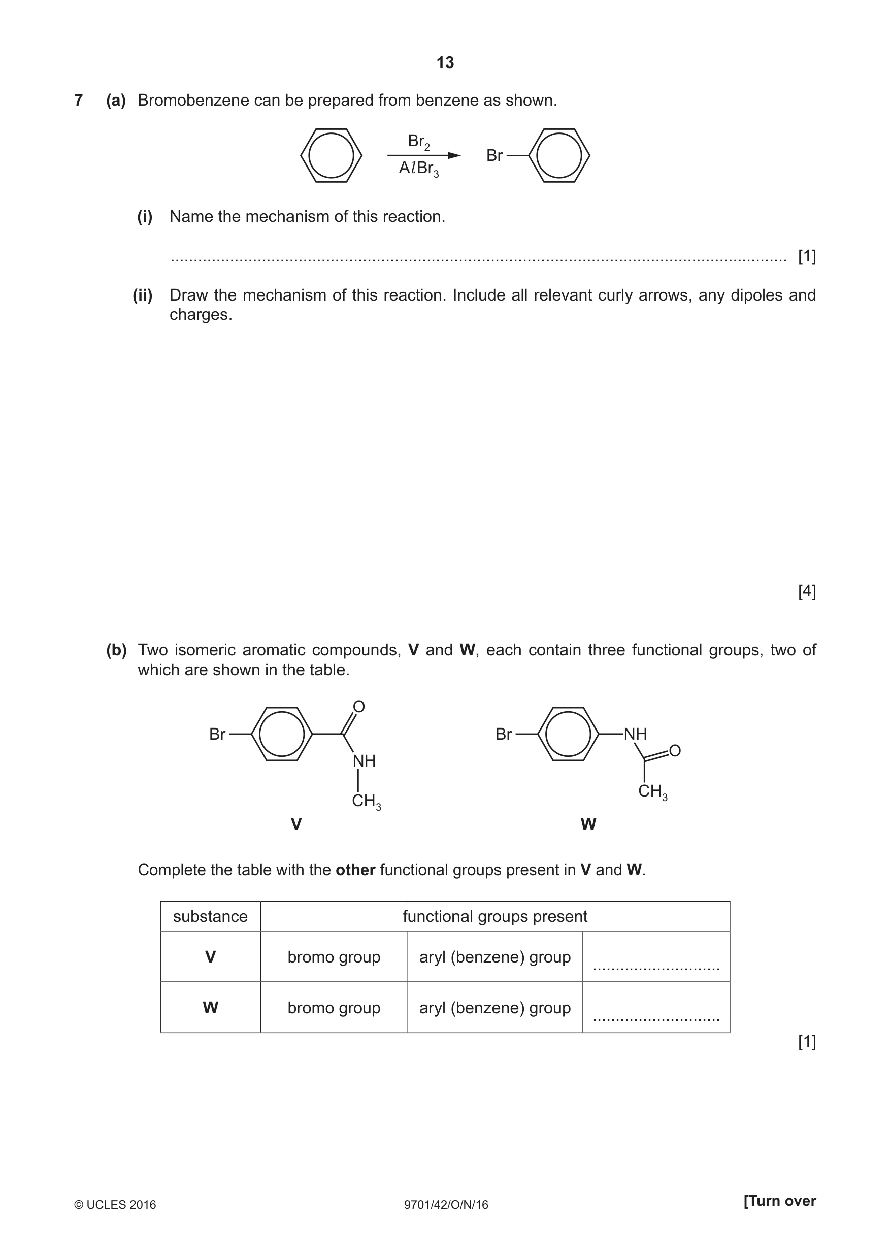 Cambridge A Level Chemistry 9701 2016 Oct/Nov Paper 4 · Variant 2 question paper, page 13 of 20