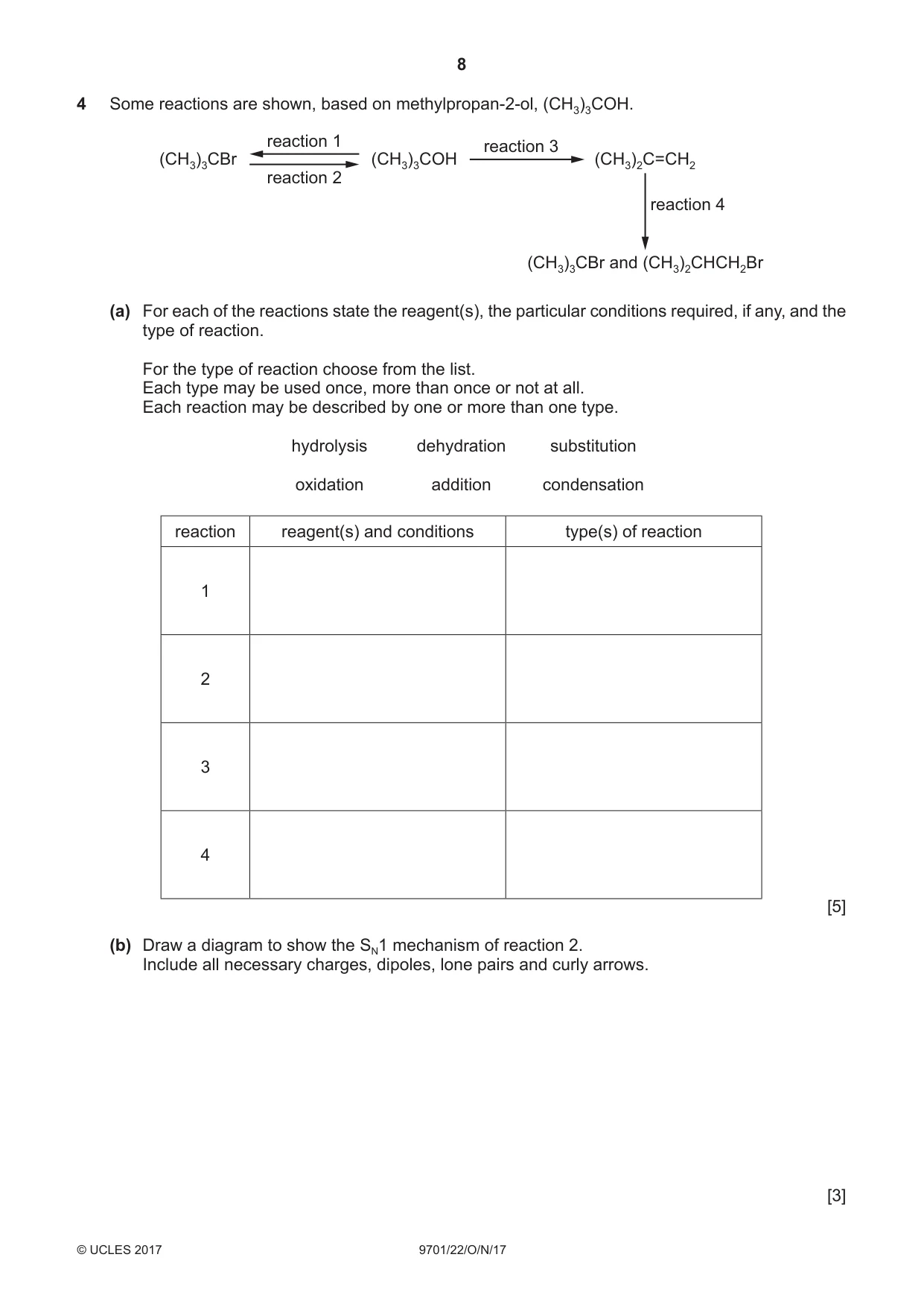 Cambridge A Level Chemistry 9701 2017 Oct/Nov Paper 2 · Variant 2 question paper, page 8 of 12