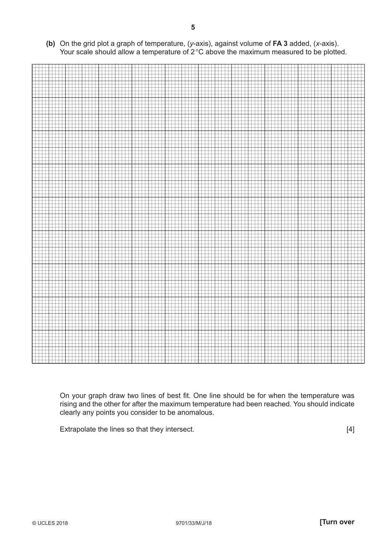 Cambridge A Level Chemistry 9701 2018 May/June Paper 3 · Variant 3 question paper, page 5 of 12