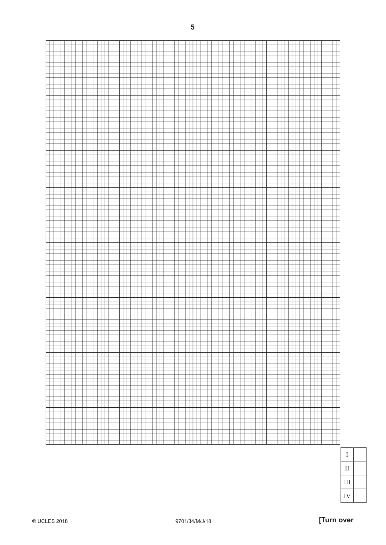 Cambridge A Level Chemistry 9701 2018 May/June Paper 3 · Variant 4 question paper, page 5 of 12